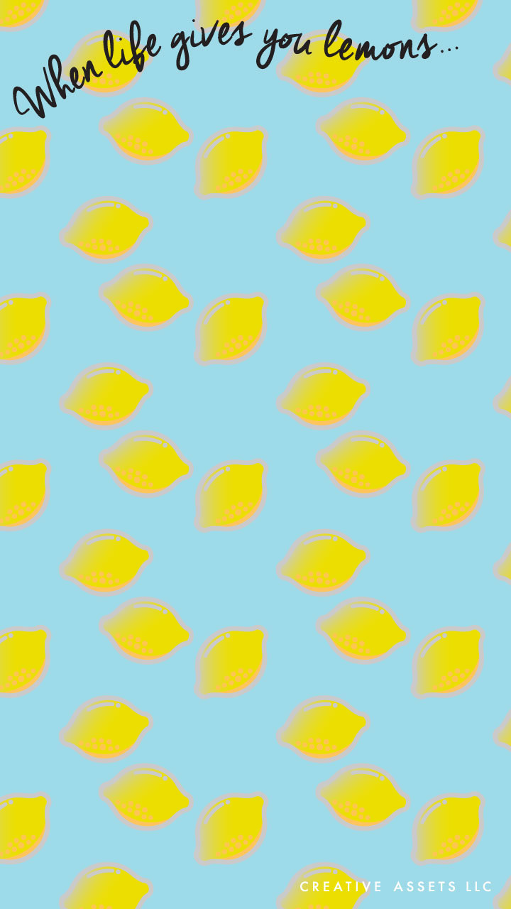 Lemons Background for Mobile