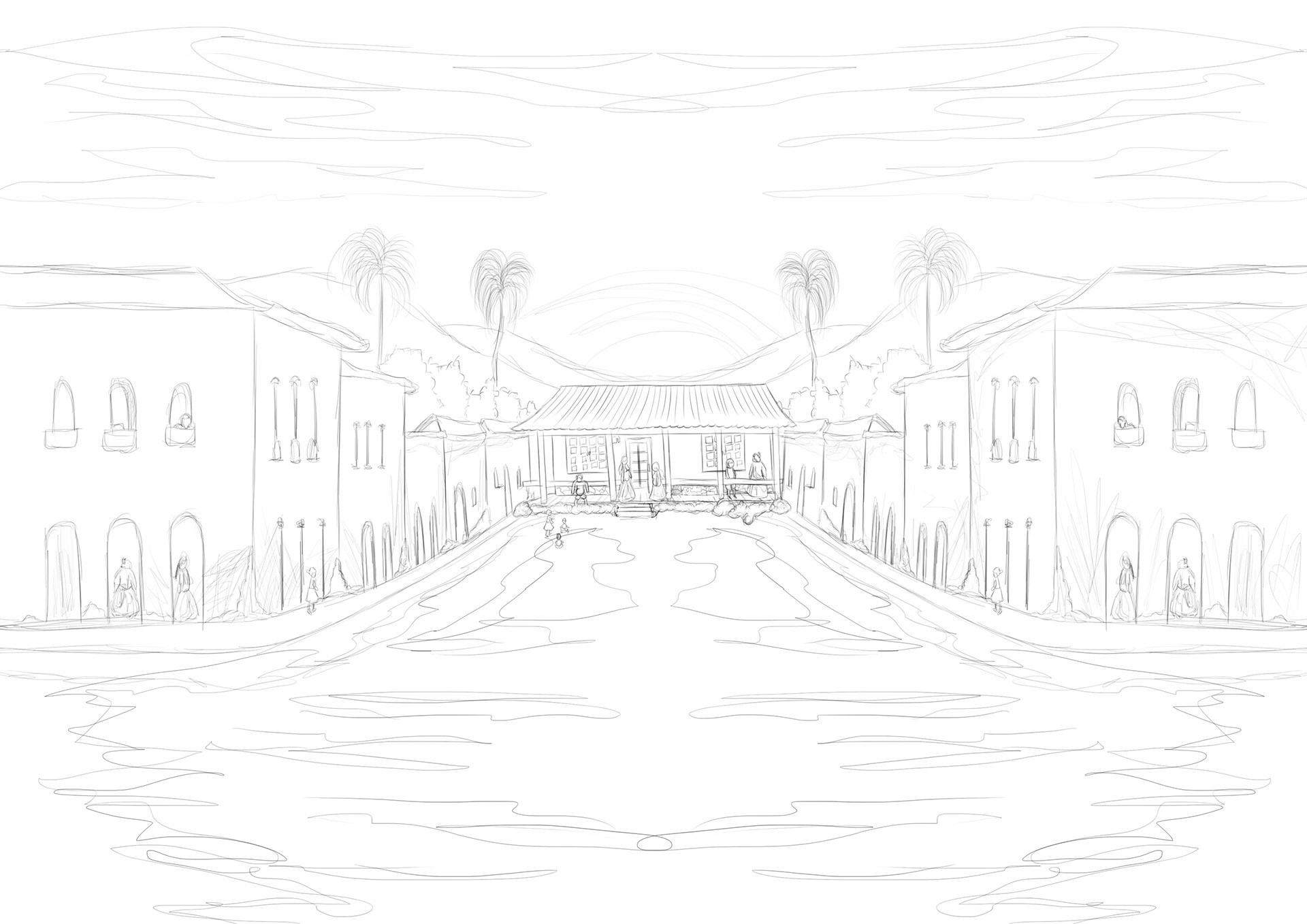 Releitura a aplicação do estilo lineart