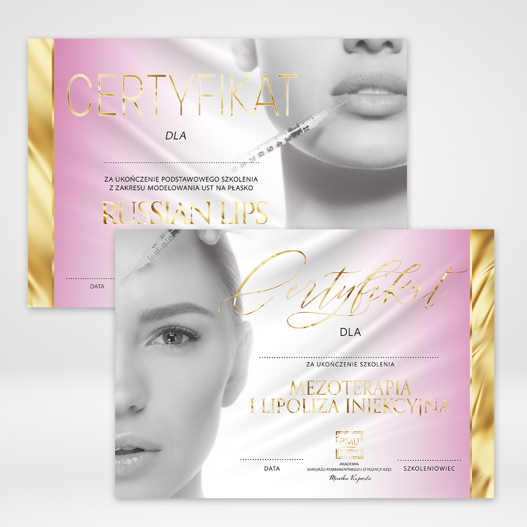 Projekty certyfikatów z 2022r.