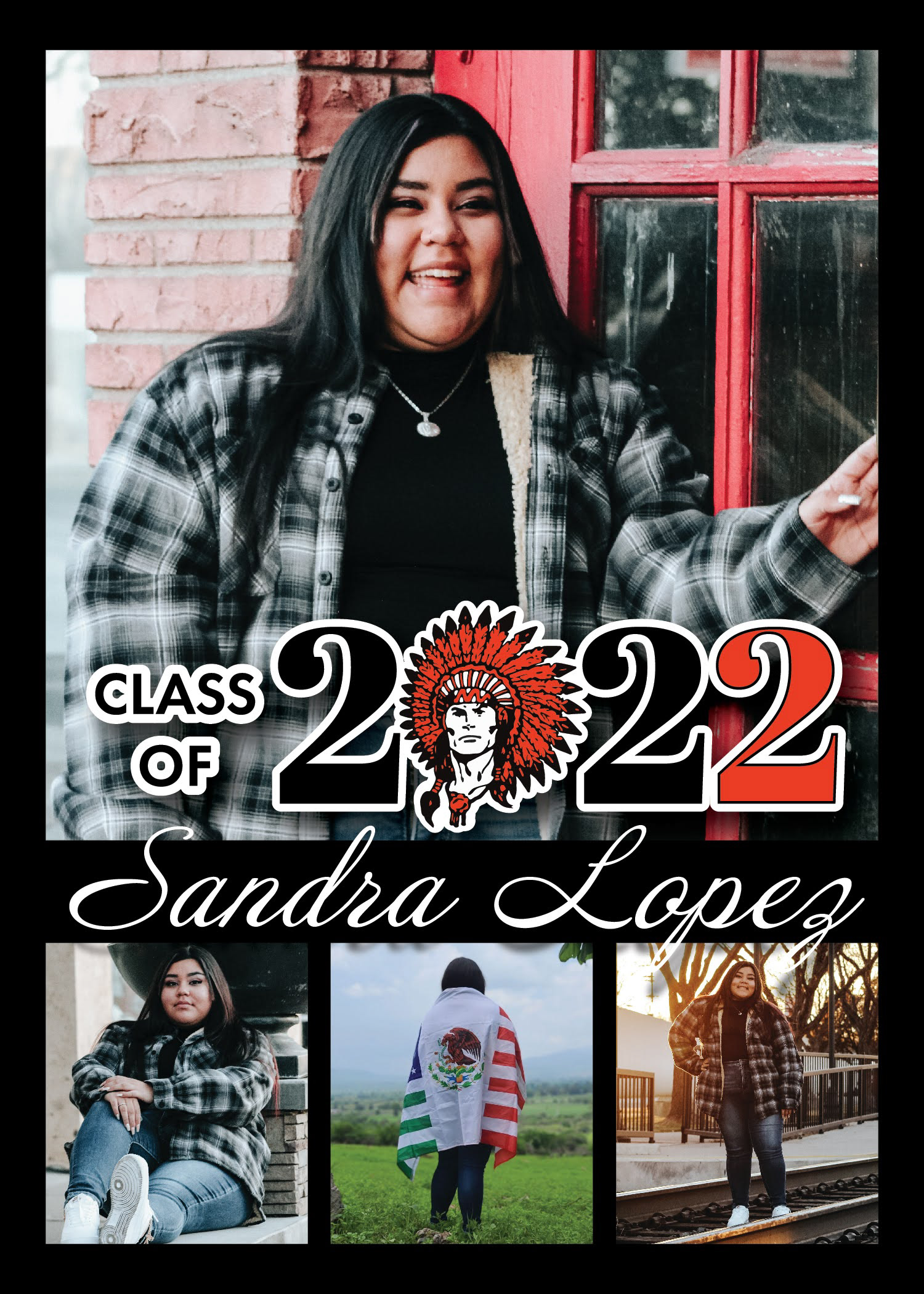 Front of High School Graduation Invite