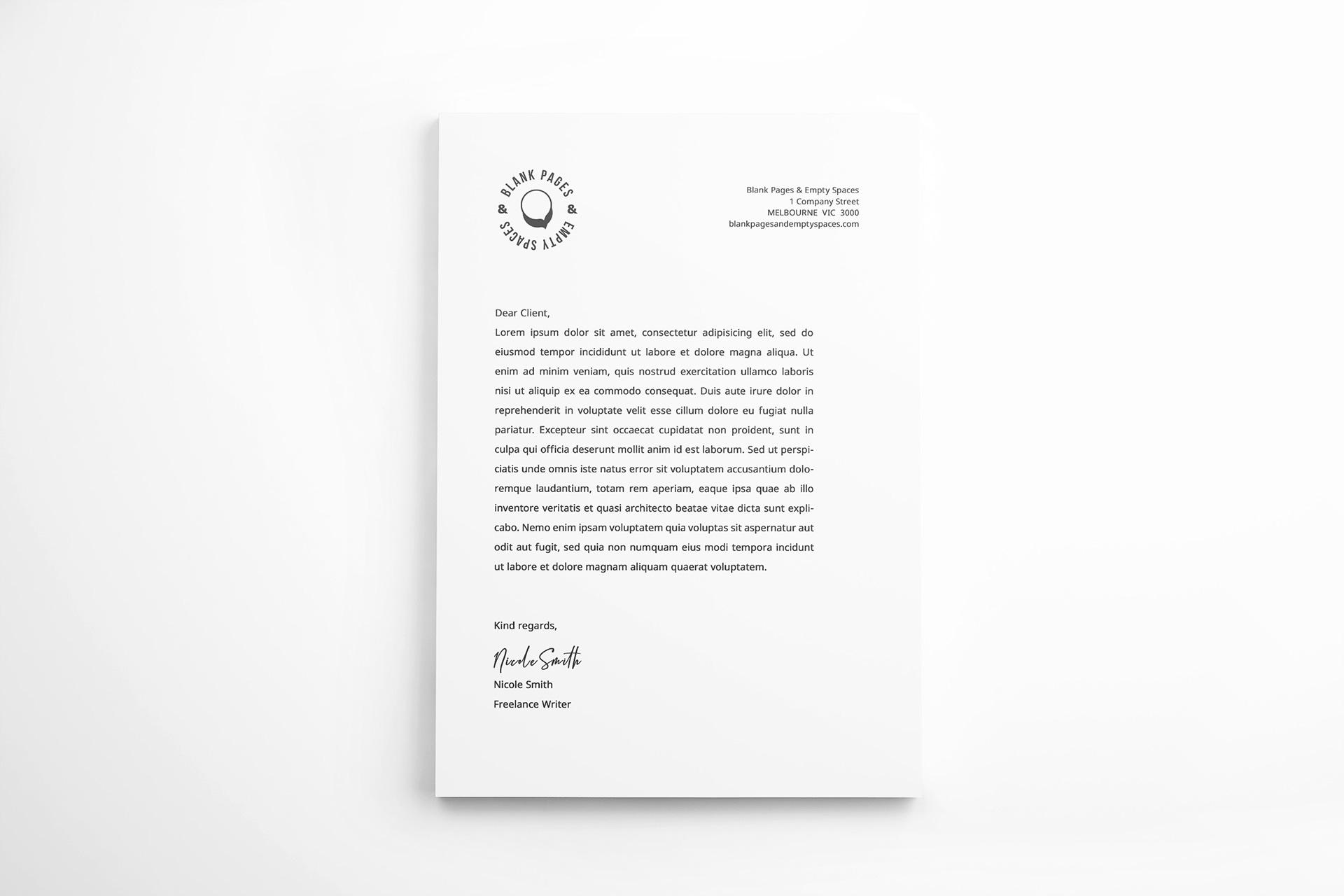 Letterhead Design