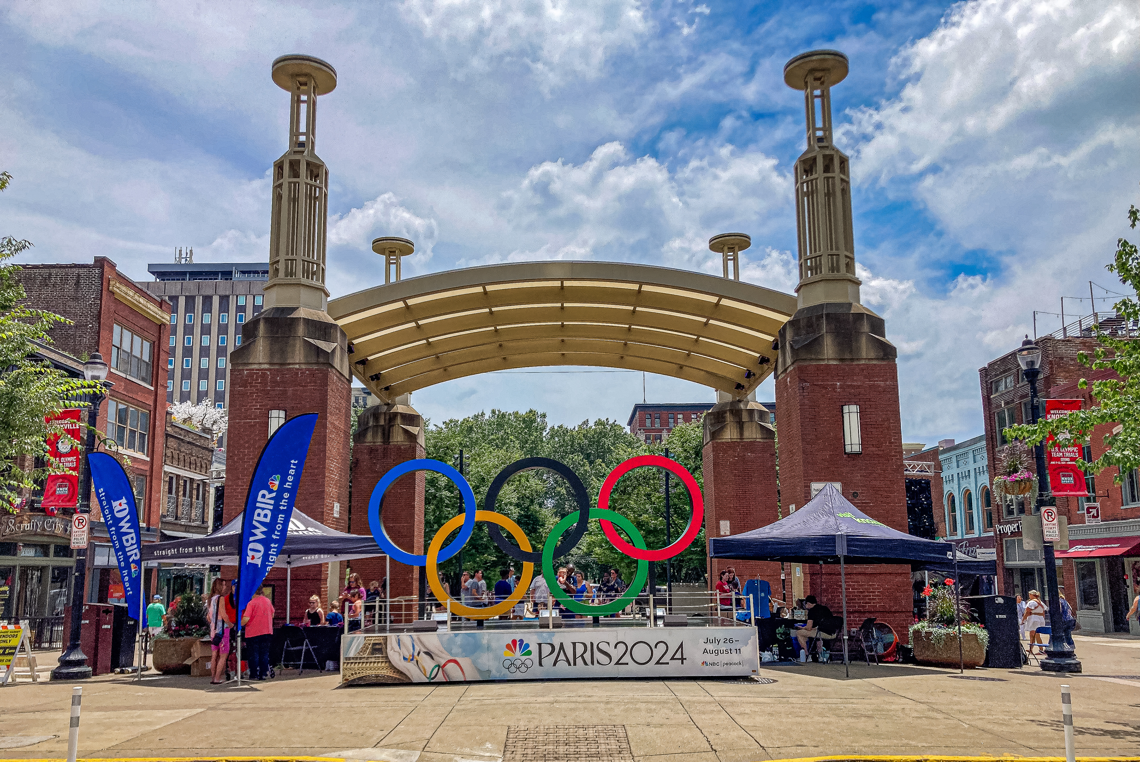 The Olympic Rings in Knoxville