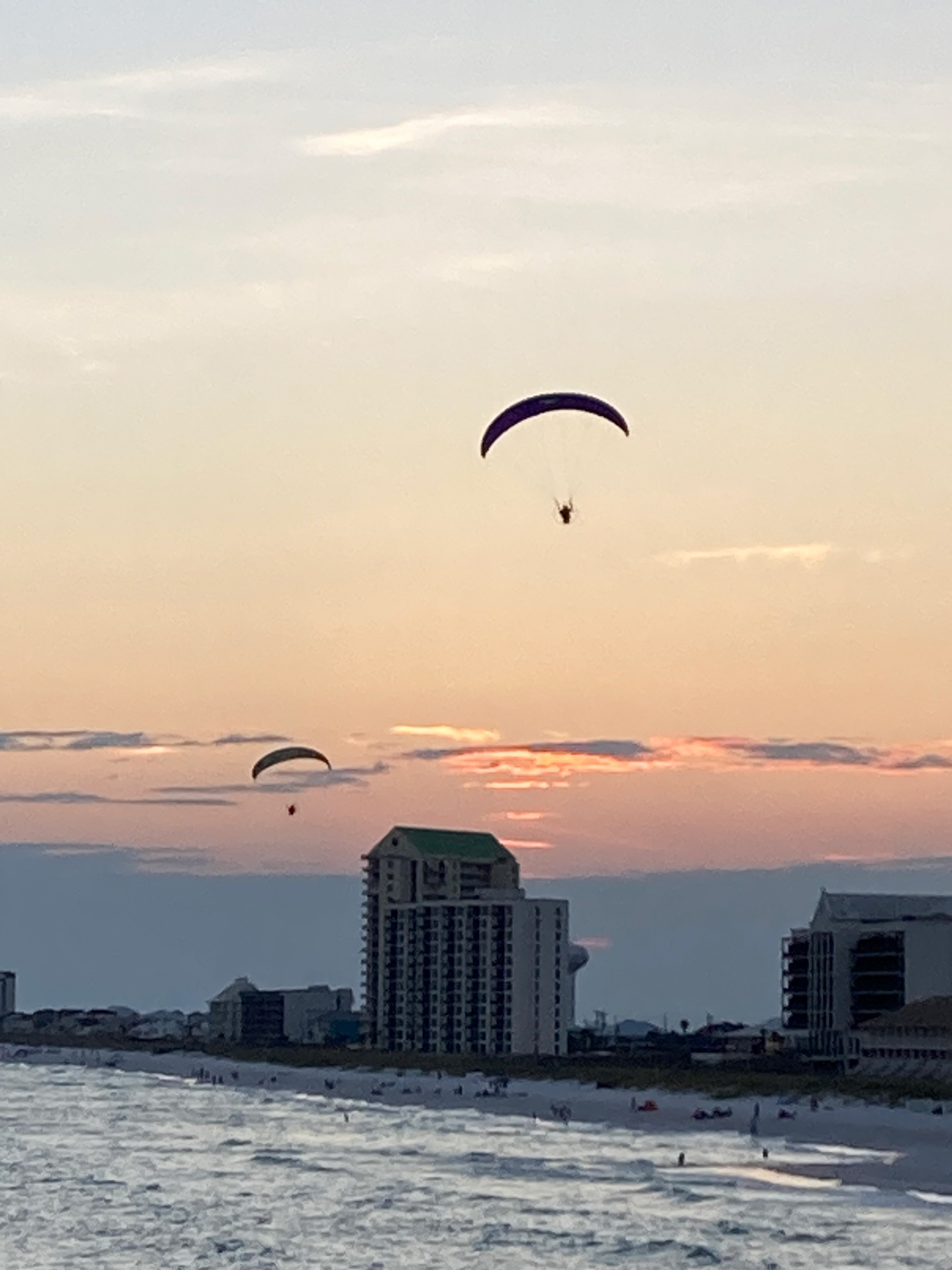 Parasailing Sunset