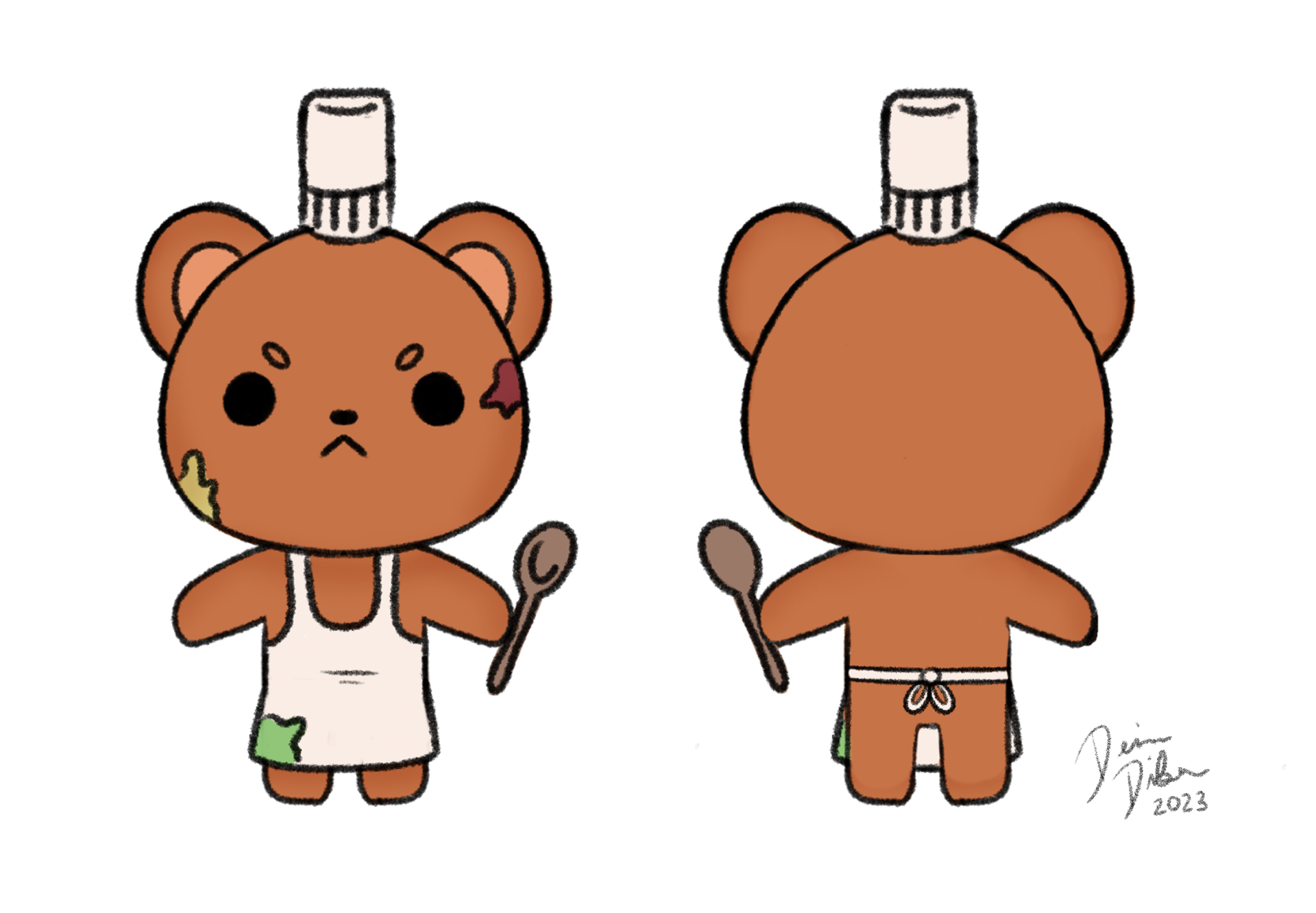 Beeboo Turnaround - Done in Procreate