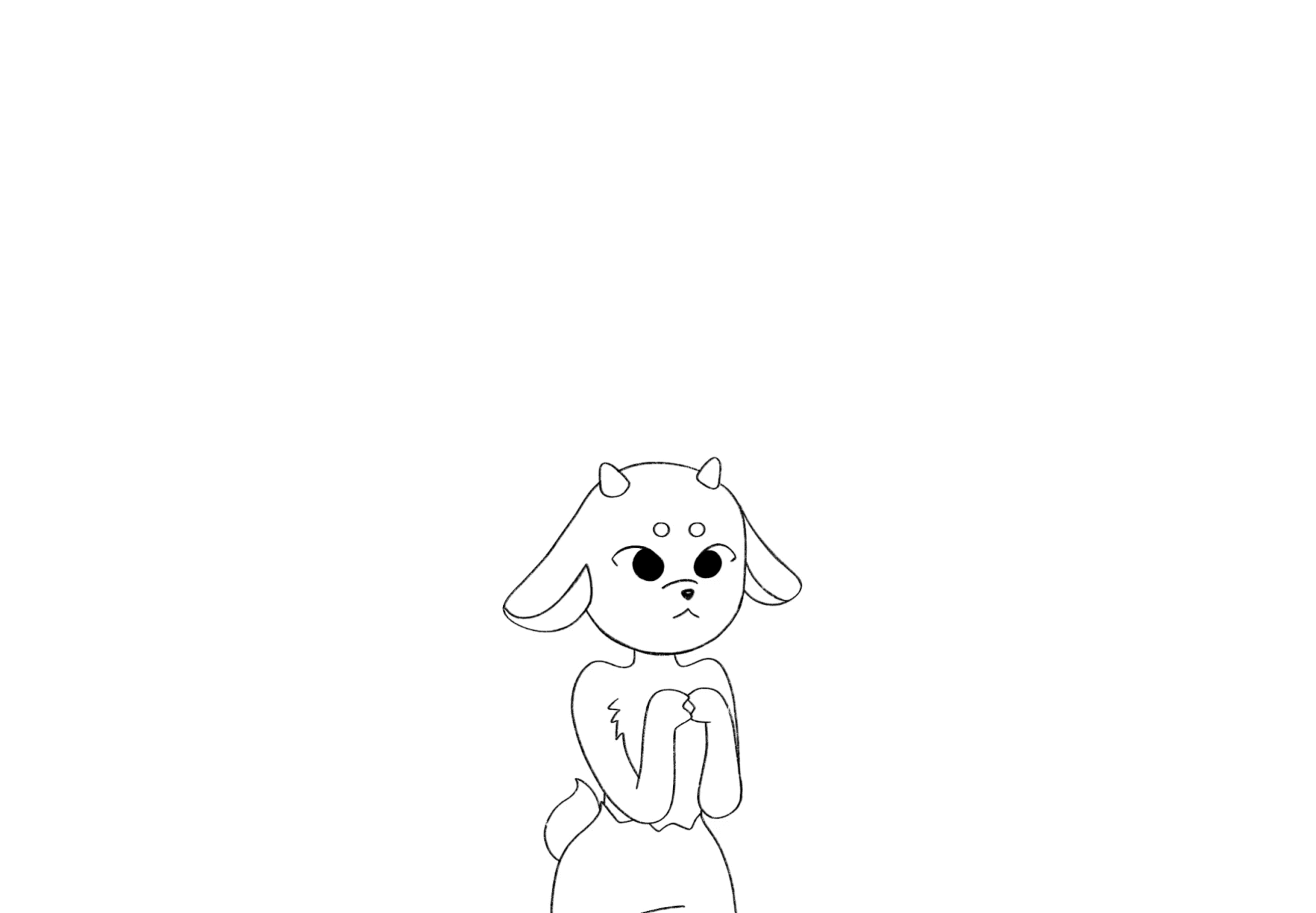 Aivee Head Hit Animation - Done in Procreate