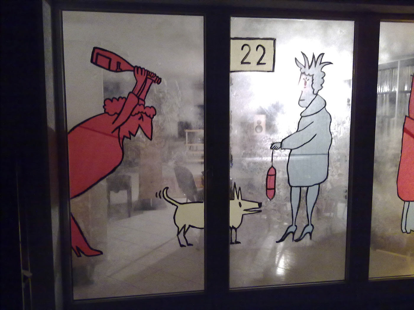 Weihnachtsfenster 3/3