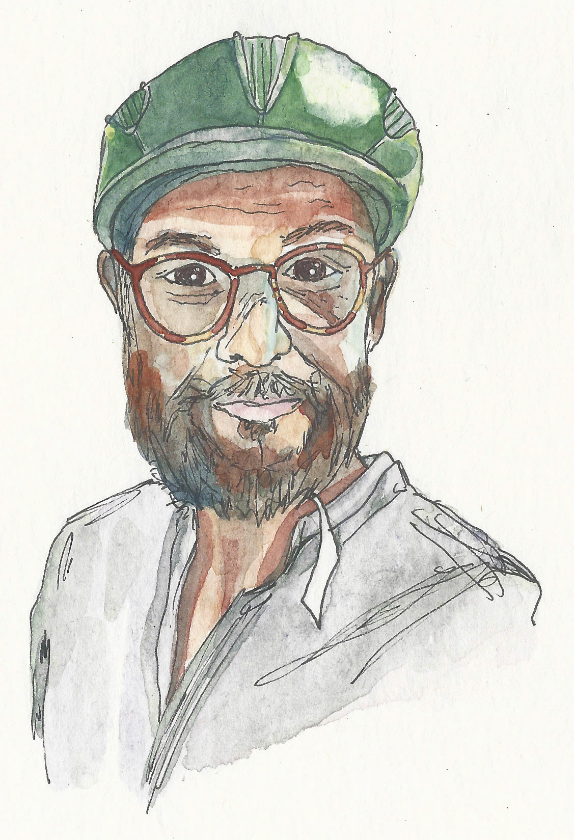 Werner trägt jetzt Helm. Steht ihm. 