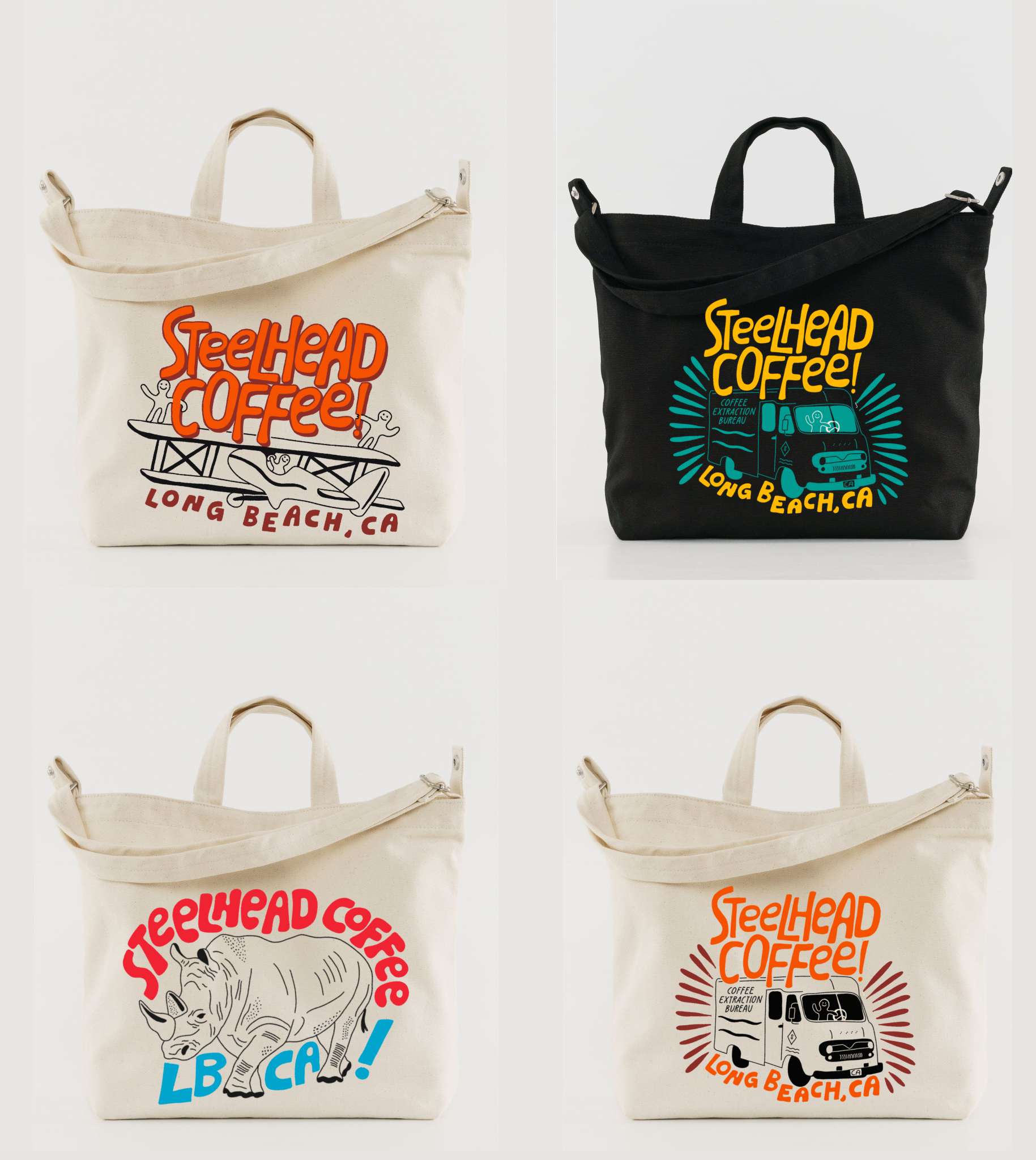 Totes for Steelhead Coffee / Long Beach, CA