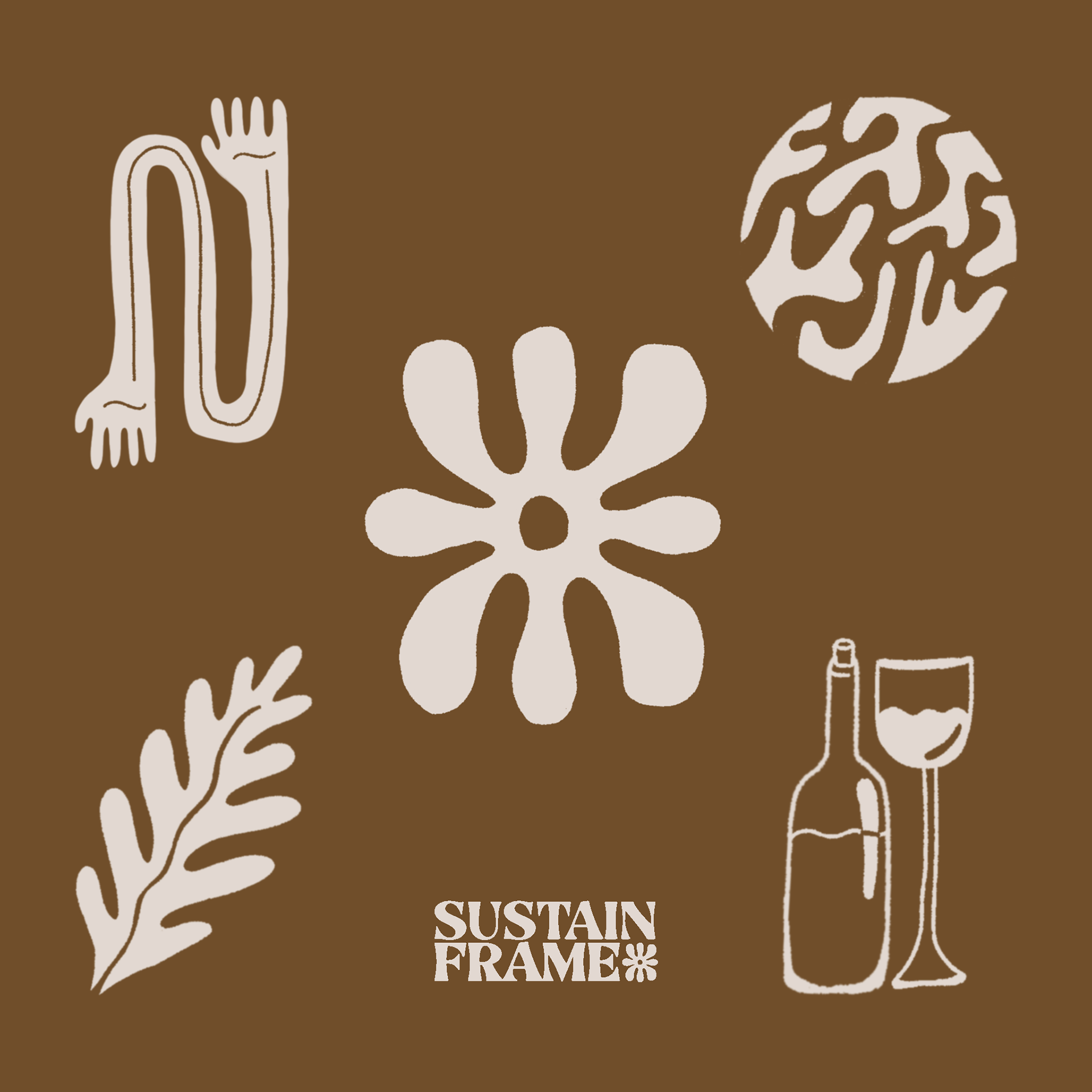 Sustain Frame Branding Icons