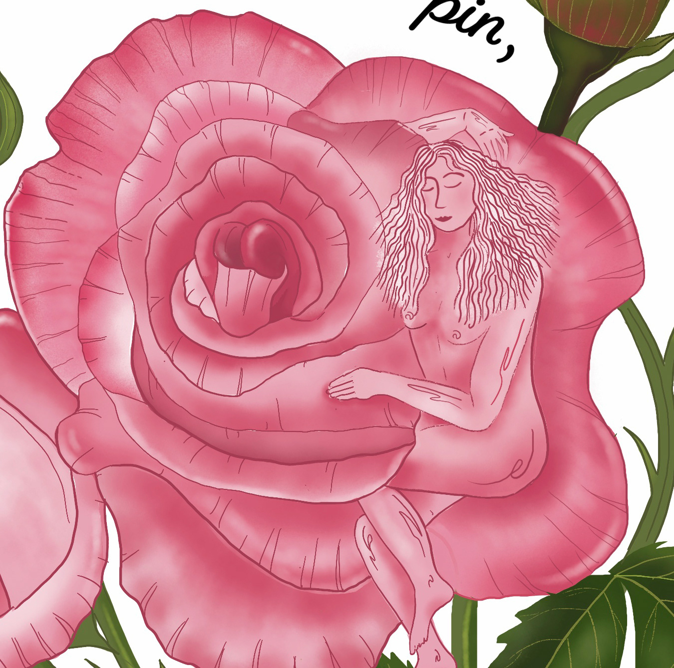 Close up of Wild Woman