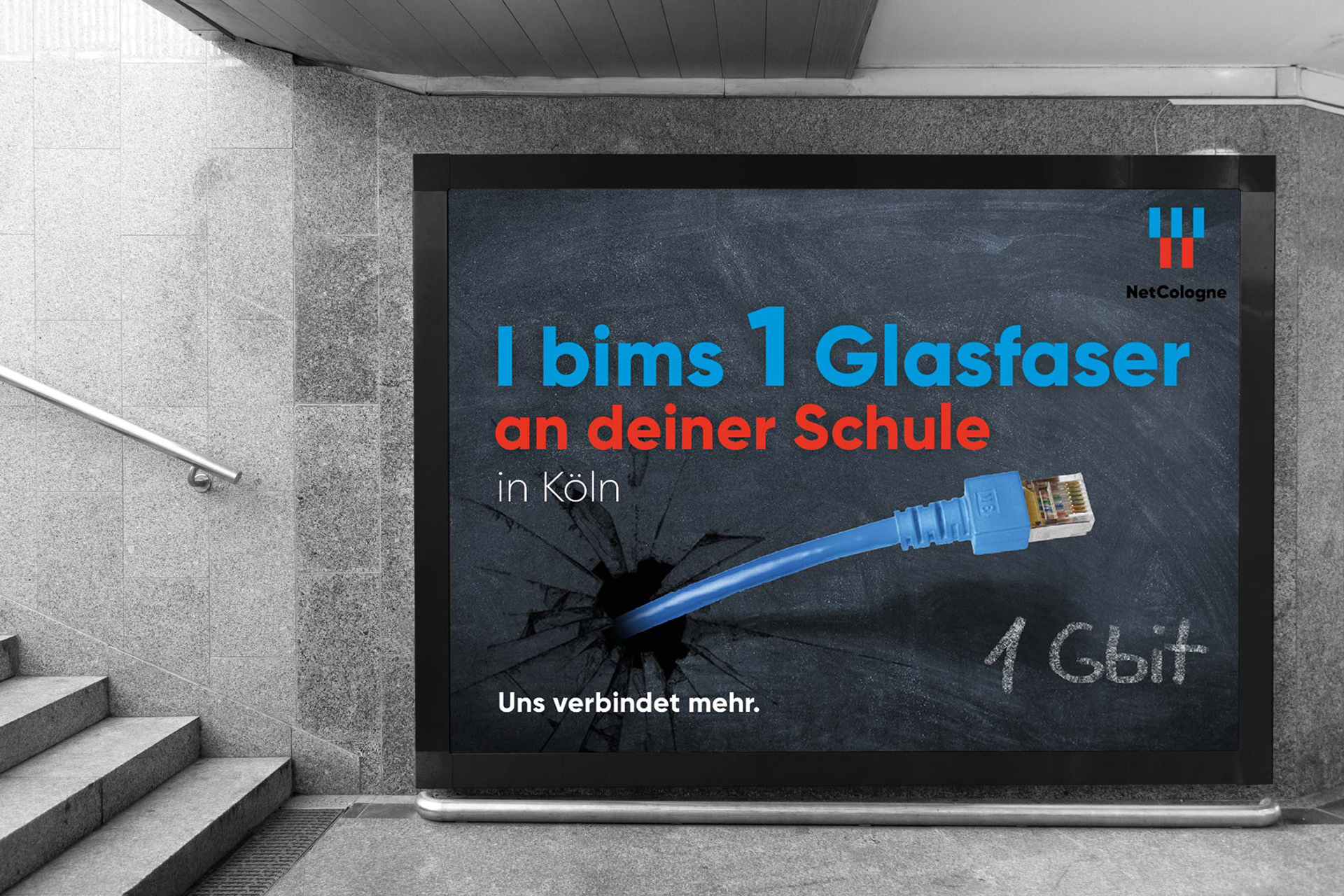 Billboard concept for NetCologne