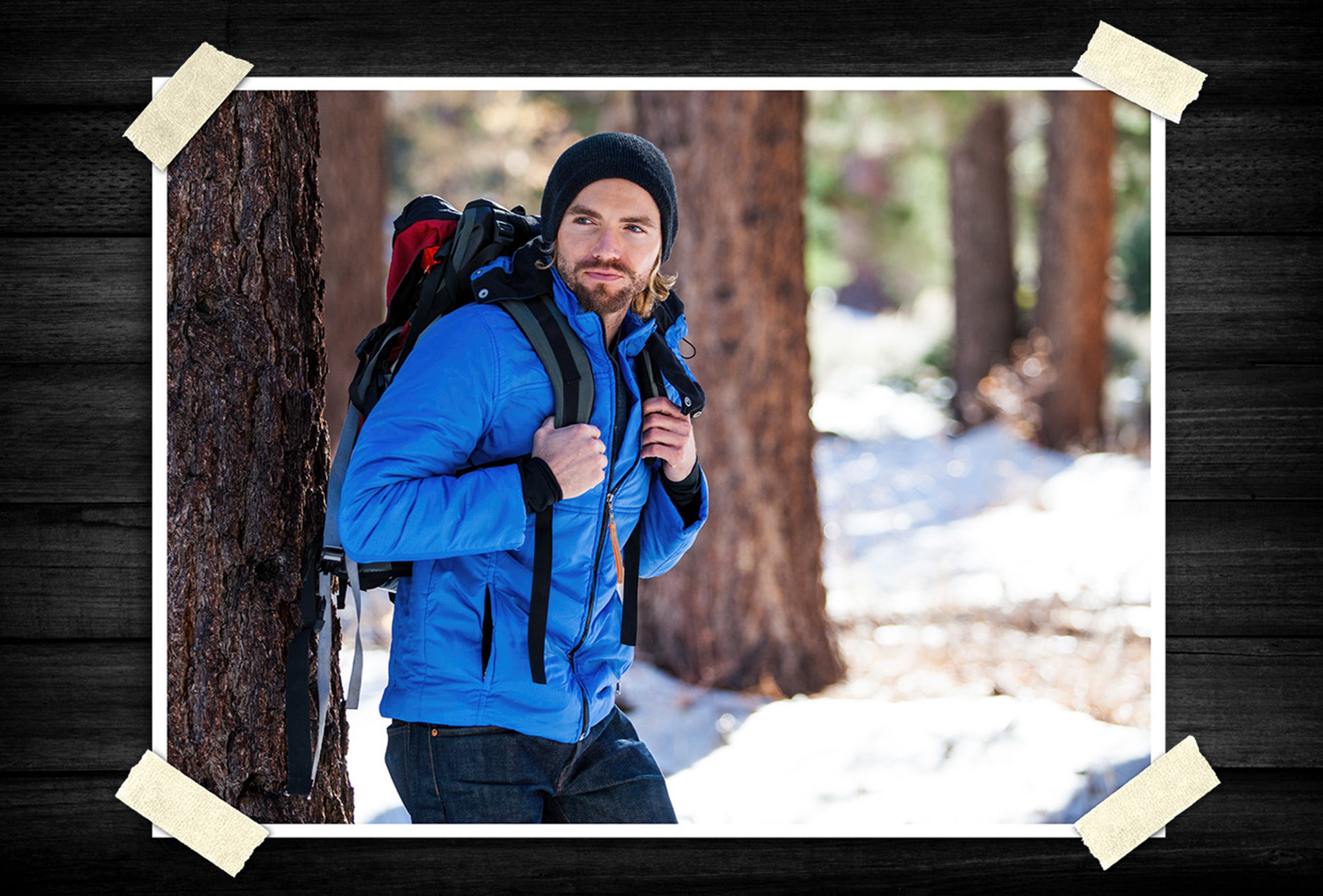 Adventure lifestyle photography featuring travel and outdoor equipment.
