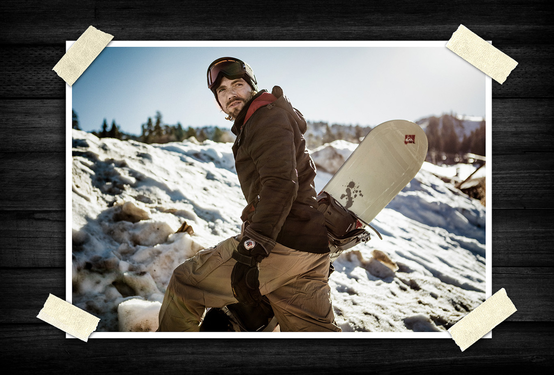 Seasonal fashion imagery showcasing cold-weather apparel and lifestyle branding.