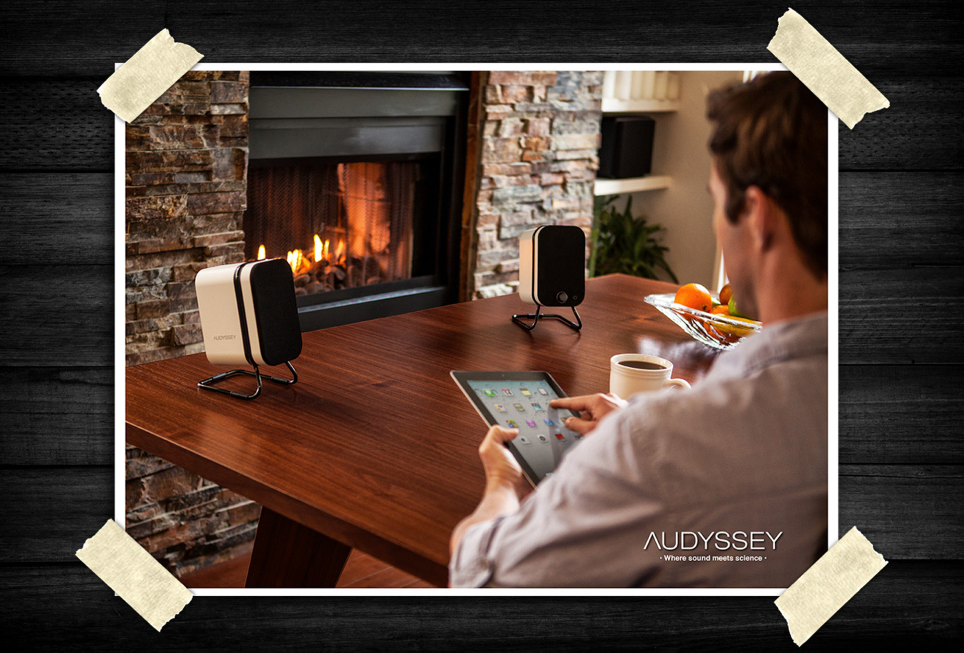 Product lifestyle photography designed to showcase technology seamlessly integrated into everyday living spaces.