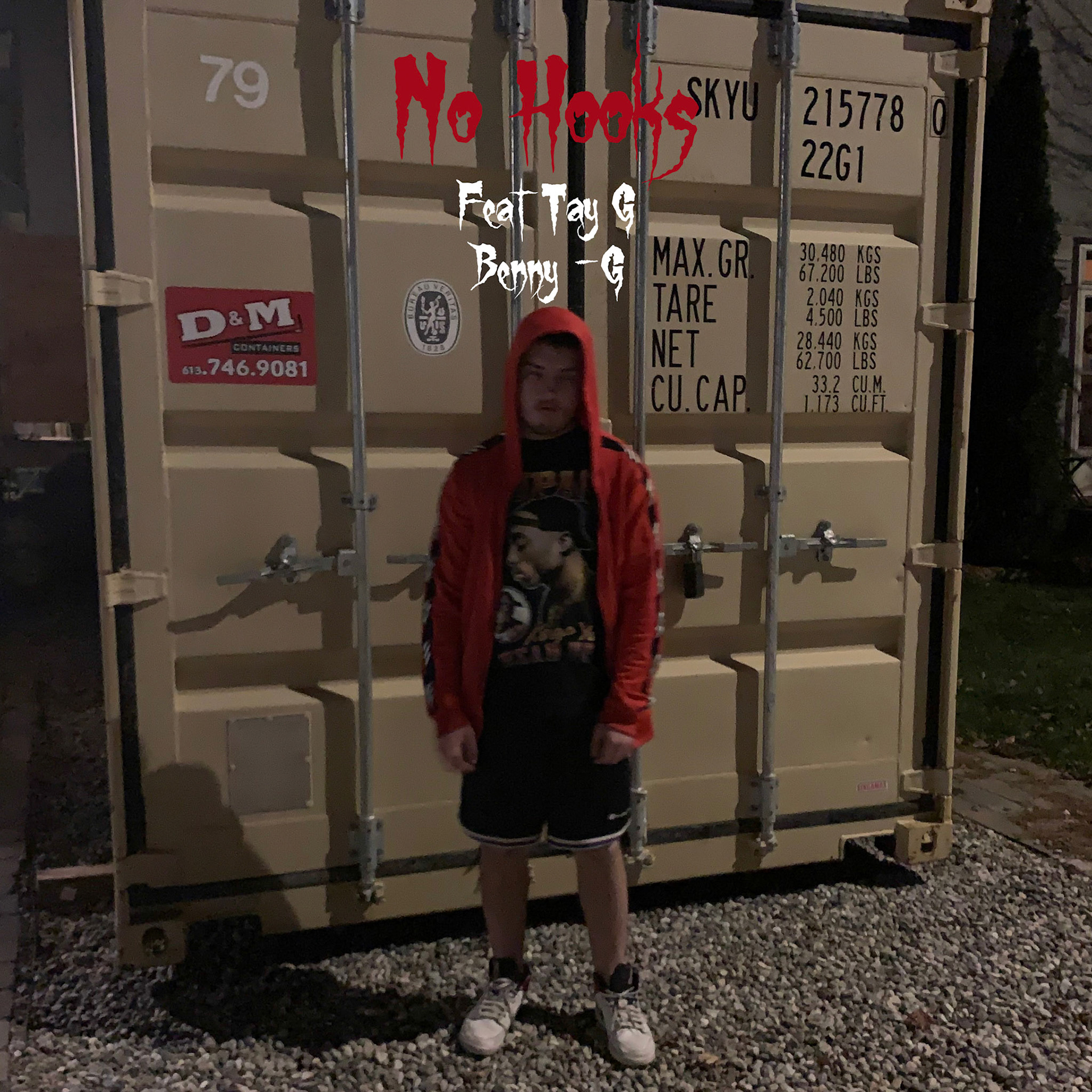 Benny-G (Puffed Wheat) artwork for NO HOOKS. A very early album - somethime yah gotta give the guy what he's asking for.