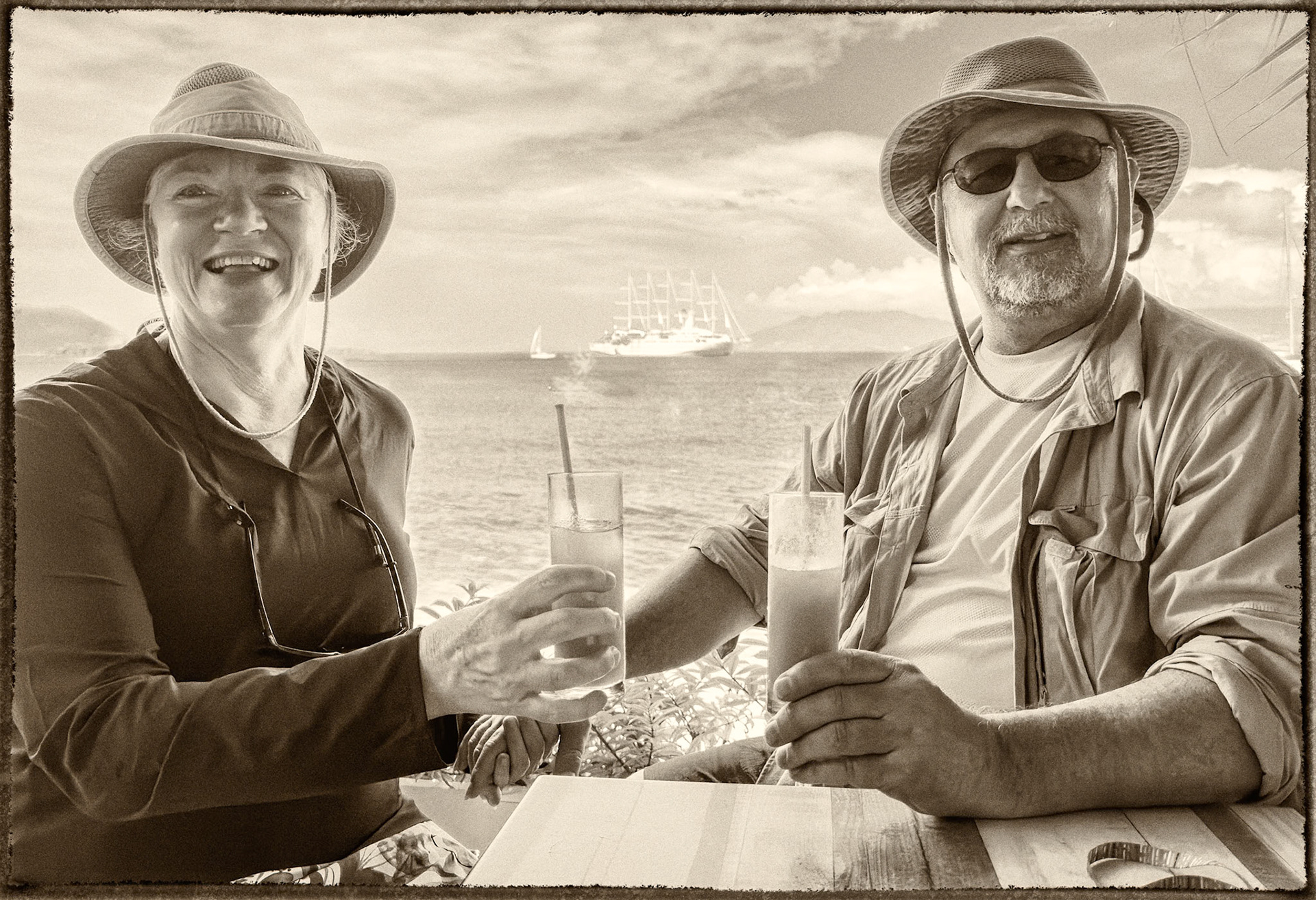 Here's to another great day in the Caribbean! (photo credit: John B)