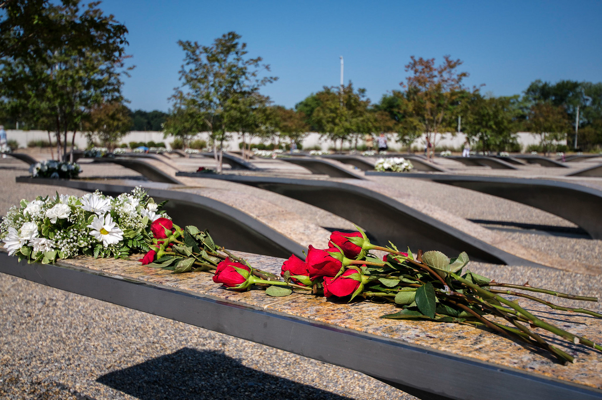 September 11, 2001, 0937 hour. 184 lives are hereby remembered.A moment of internal reflection at the Pentagon's Sept 911 memorial in Washington, D.C.. As i walked these grounds I had cause to pause and reflect.