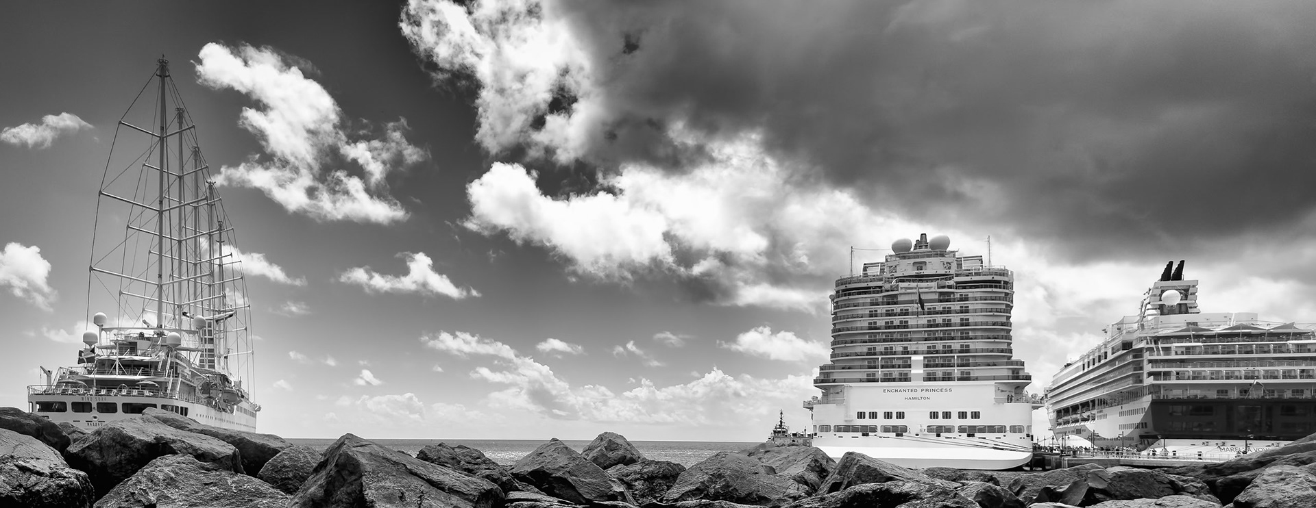 we're the tallest one on the left with a LOT FEWER passengers and crew :-D