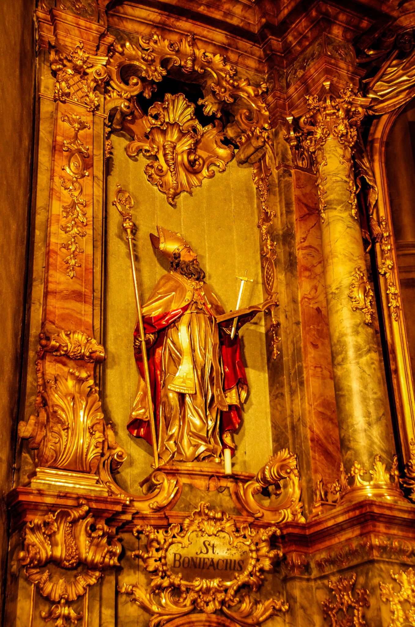 baroque church altar