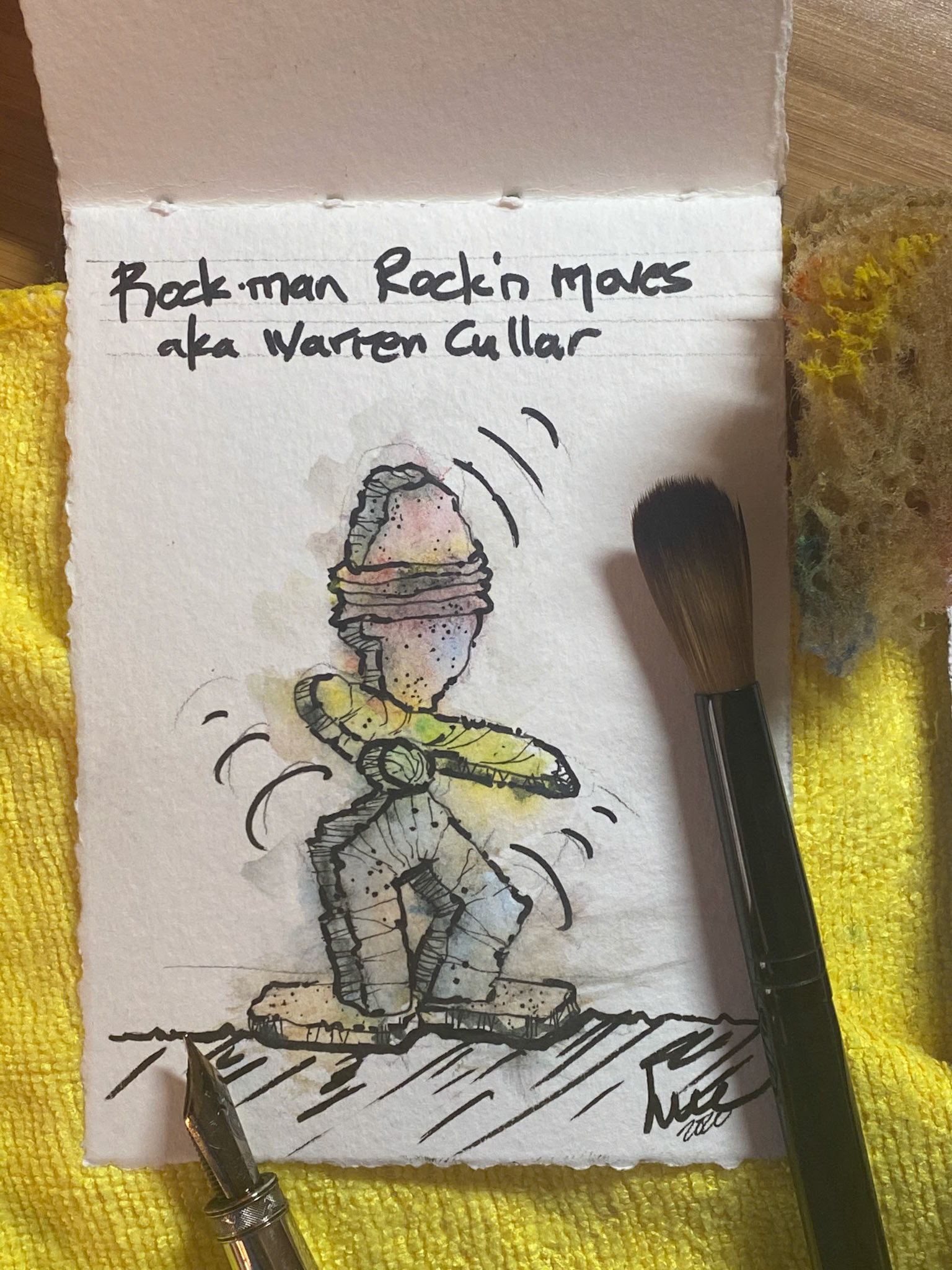 rock man  aka warren cullar