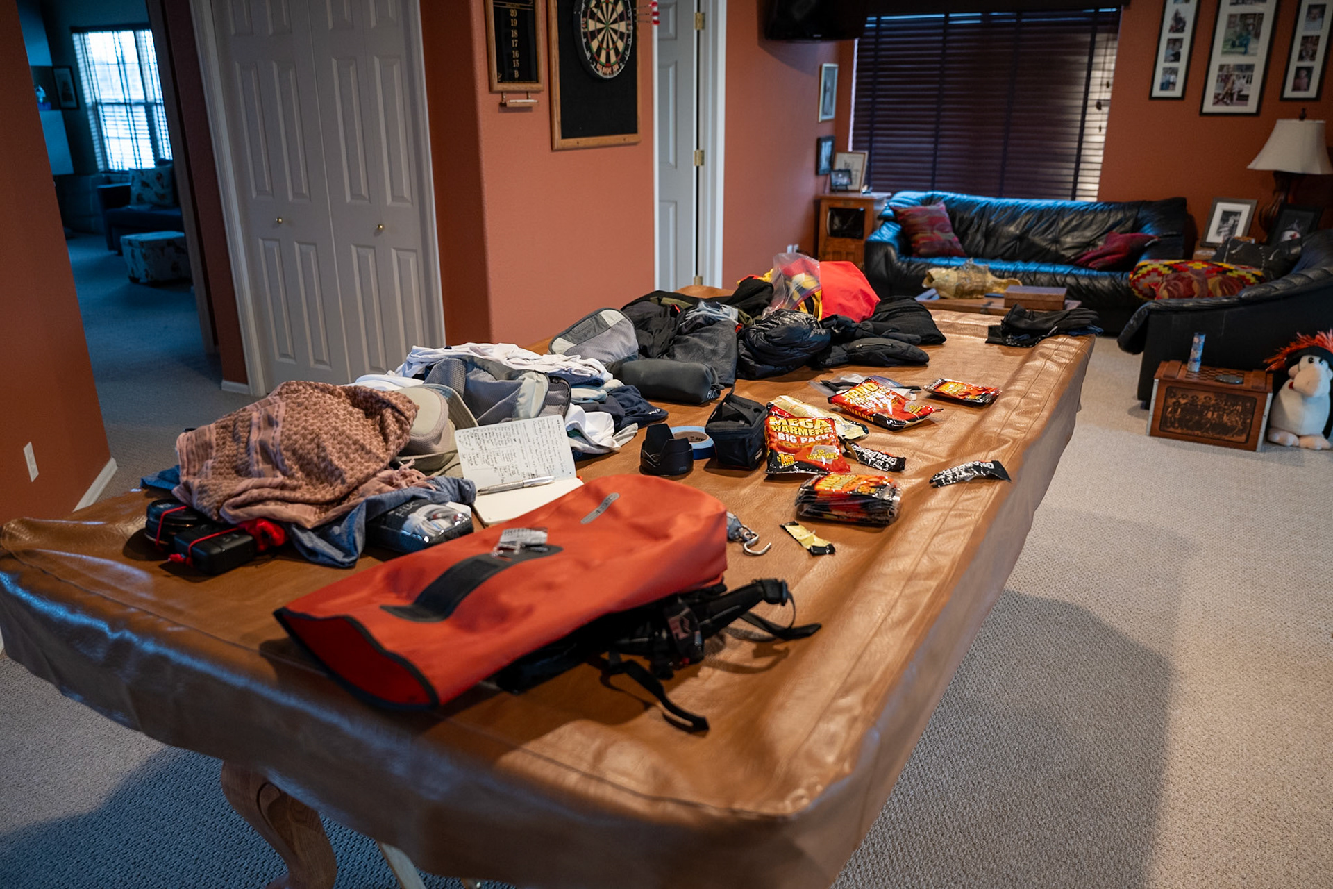 Getting ready - Brian's kit