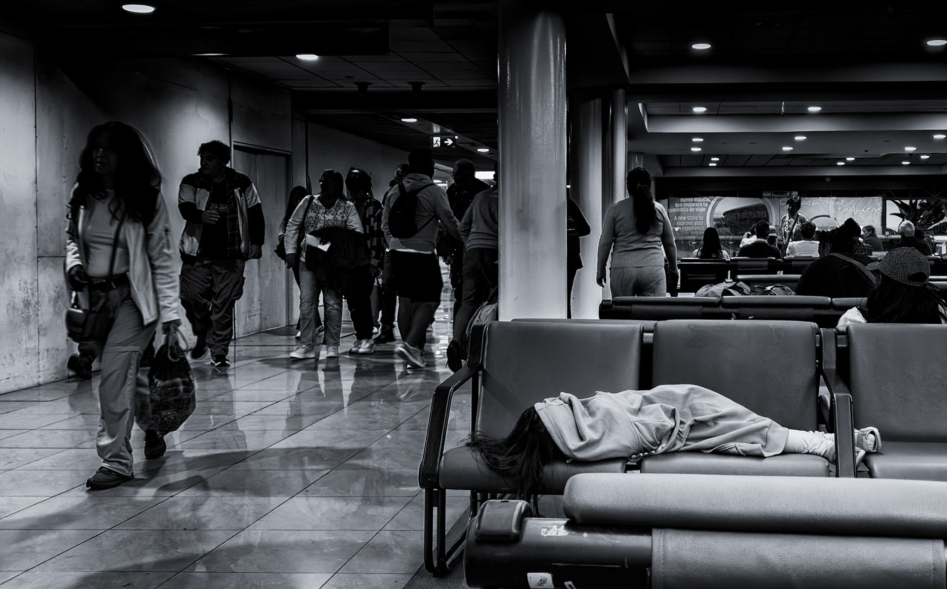 The Napster in Santiago Airport