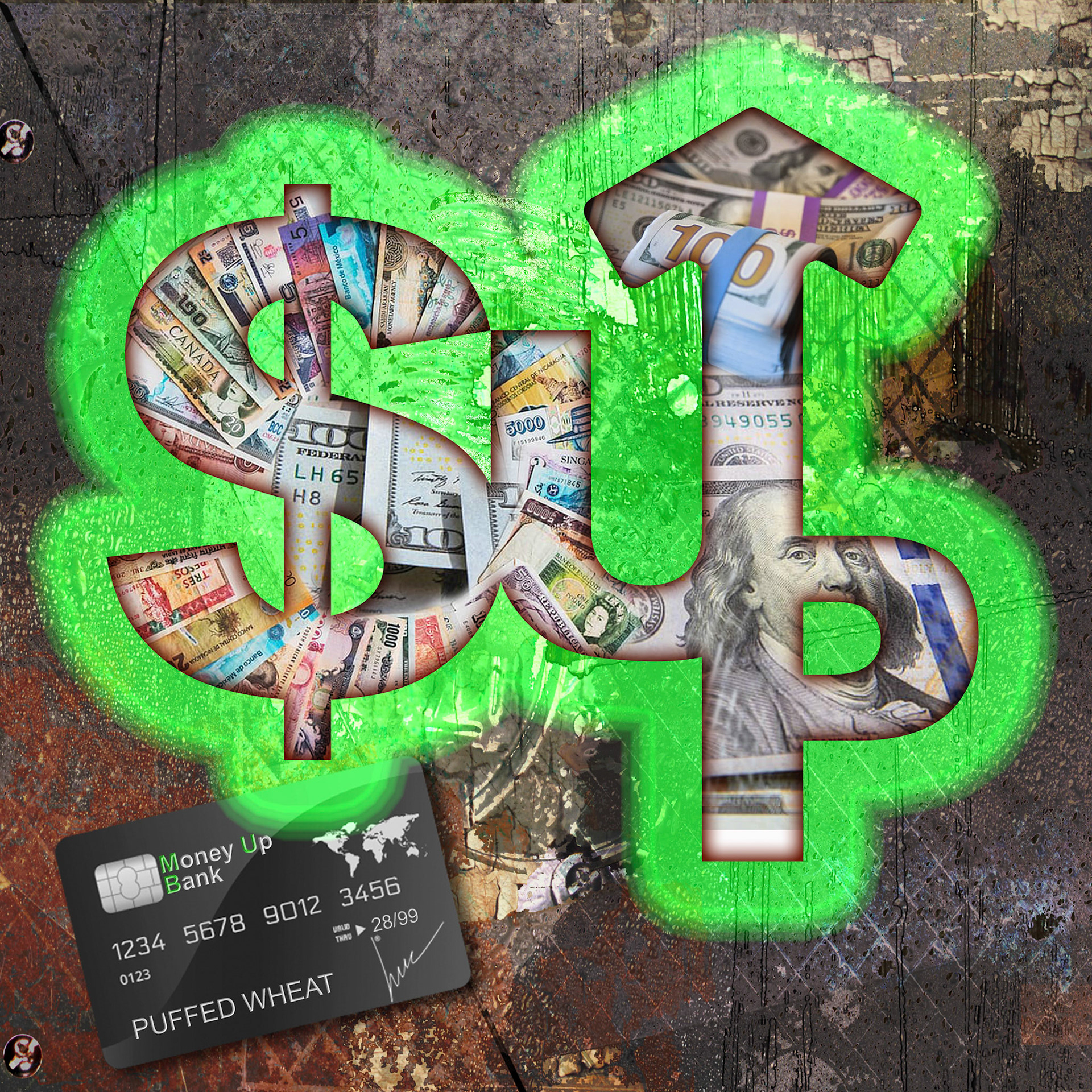 Puffed Wheat (Benny-G) artwork for MONEY UP - Option B