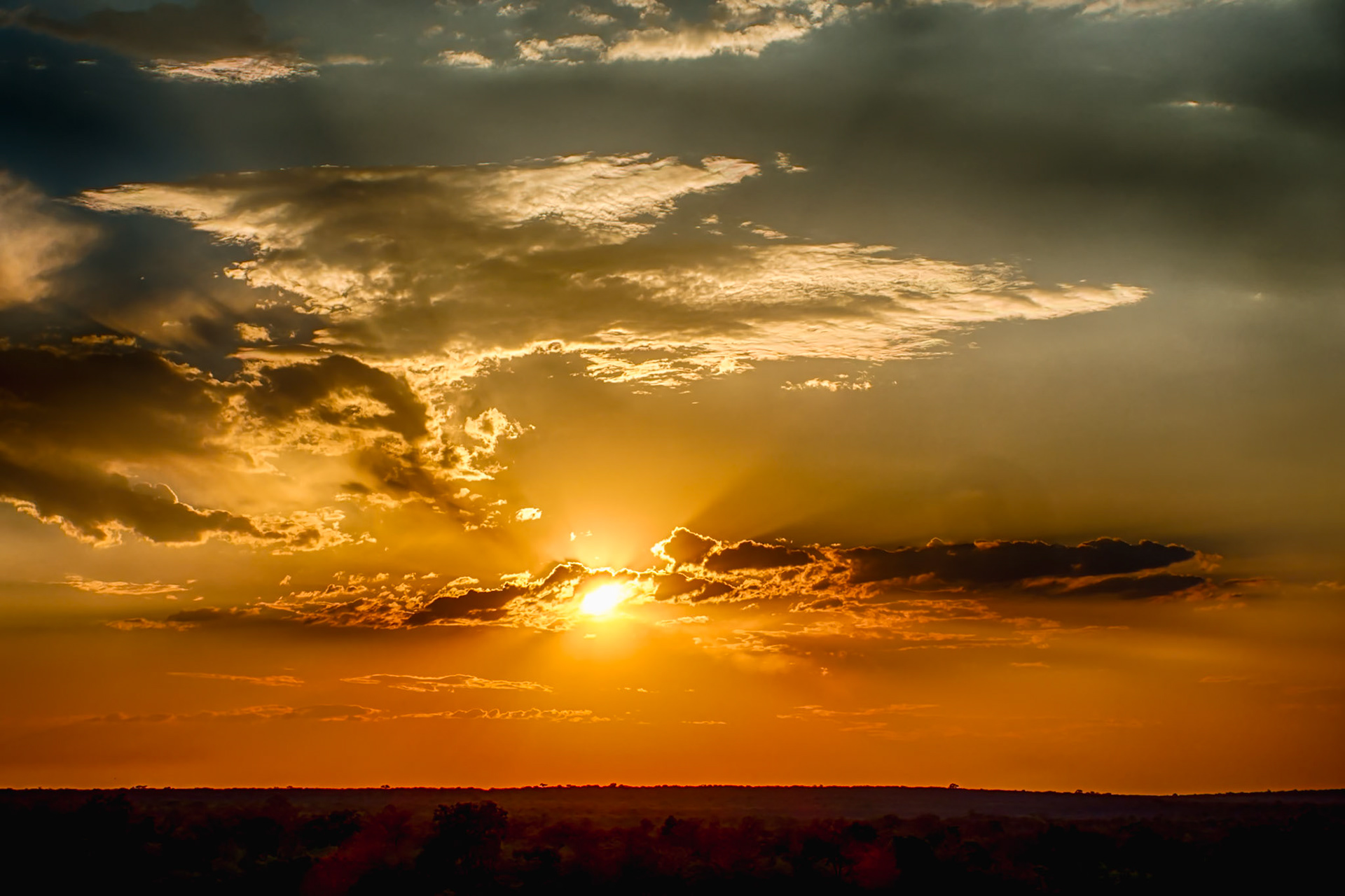 Sundown at the Victoria Falls Game Lodge in Zimbabwe didn’t disappoint! There’s something magical about these types of scenes, and capturing the moment is as much about being in the right place at the right time - and - having a camera handy!