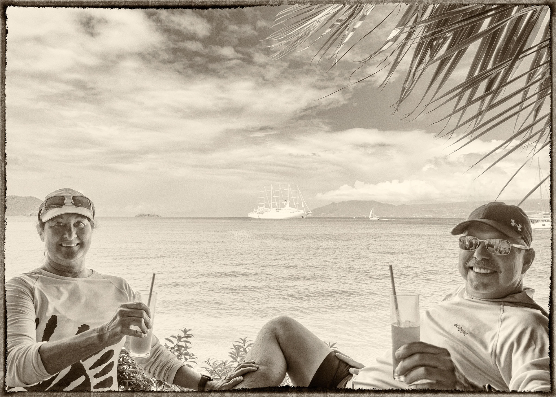 Here's to terrific friends sharing another great day in the Caribbean!