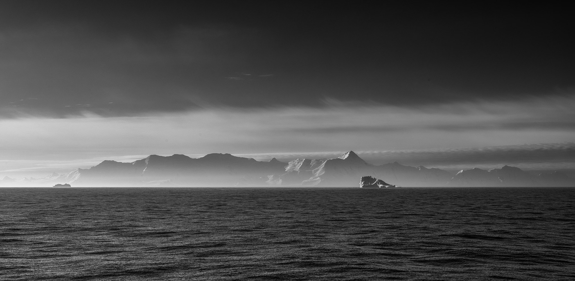 Cruising the Bransfield Strait and taking in the view from Deck 5.