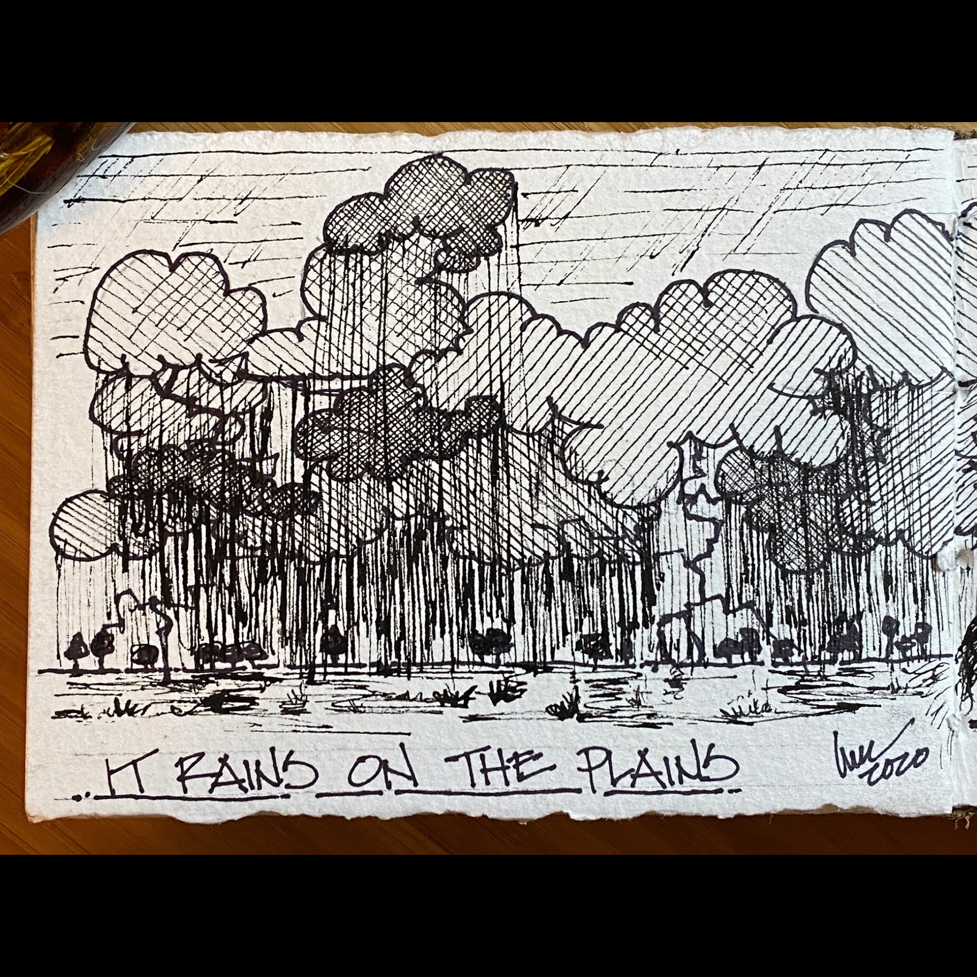 it rains on the plains