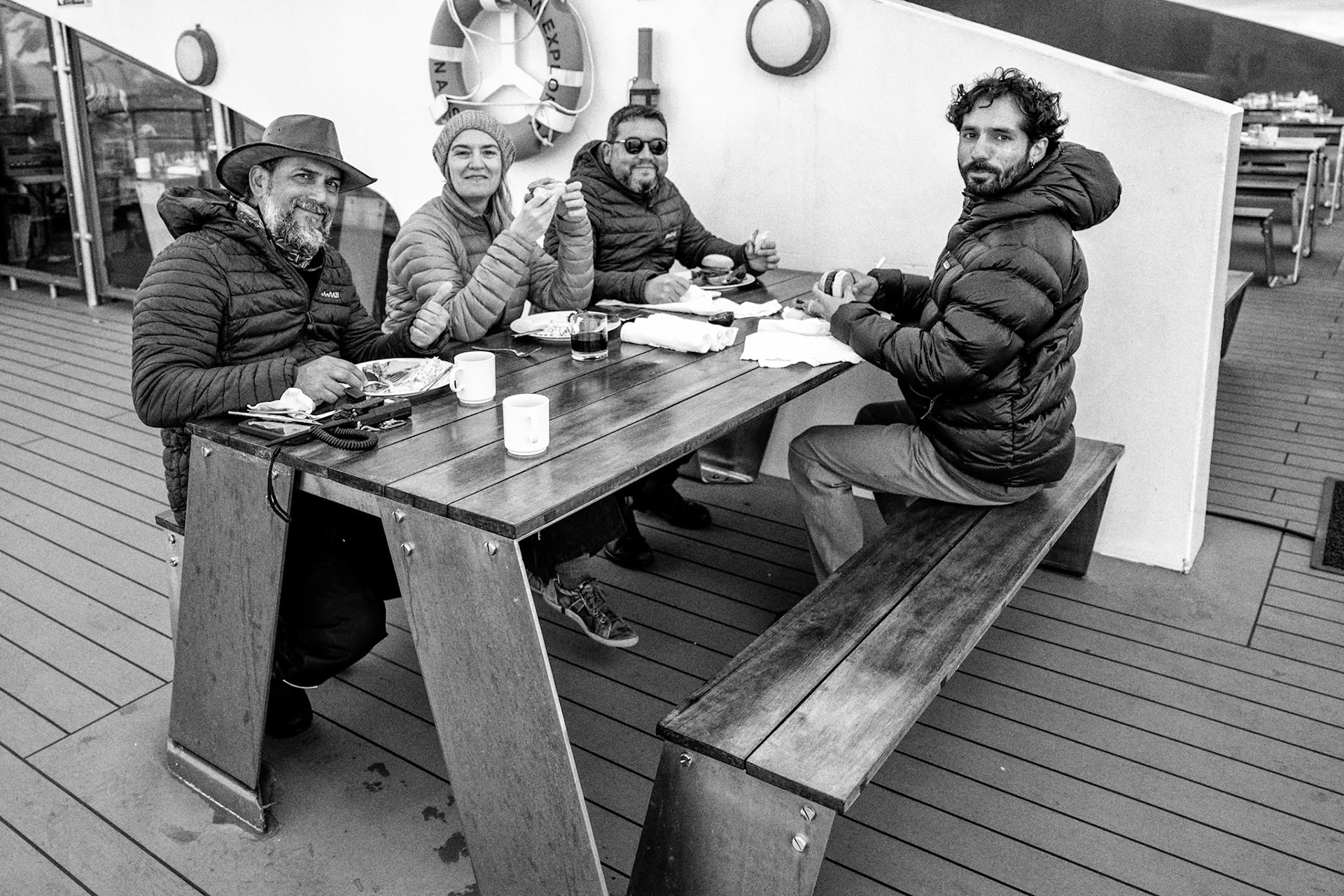 Part of the A21 team of guides aboard the Magellan Explorer