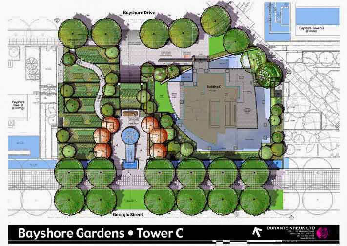 Early 2000 commercial plaza design and color illustration. PowerCADD and Photoshop, MacOS8/9. Scope of work included conceptual site design and final rendered graphics for client presentation