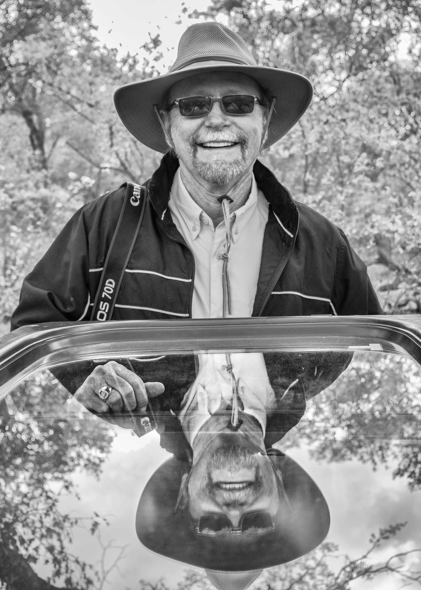 The scene presented itself virtually instantky as we hopped out of the safari jeep to head back into the lodge. Staying observant is one way to not miss little moments like this.