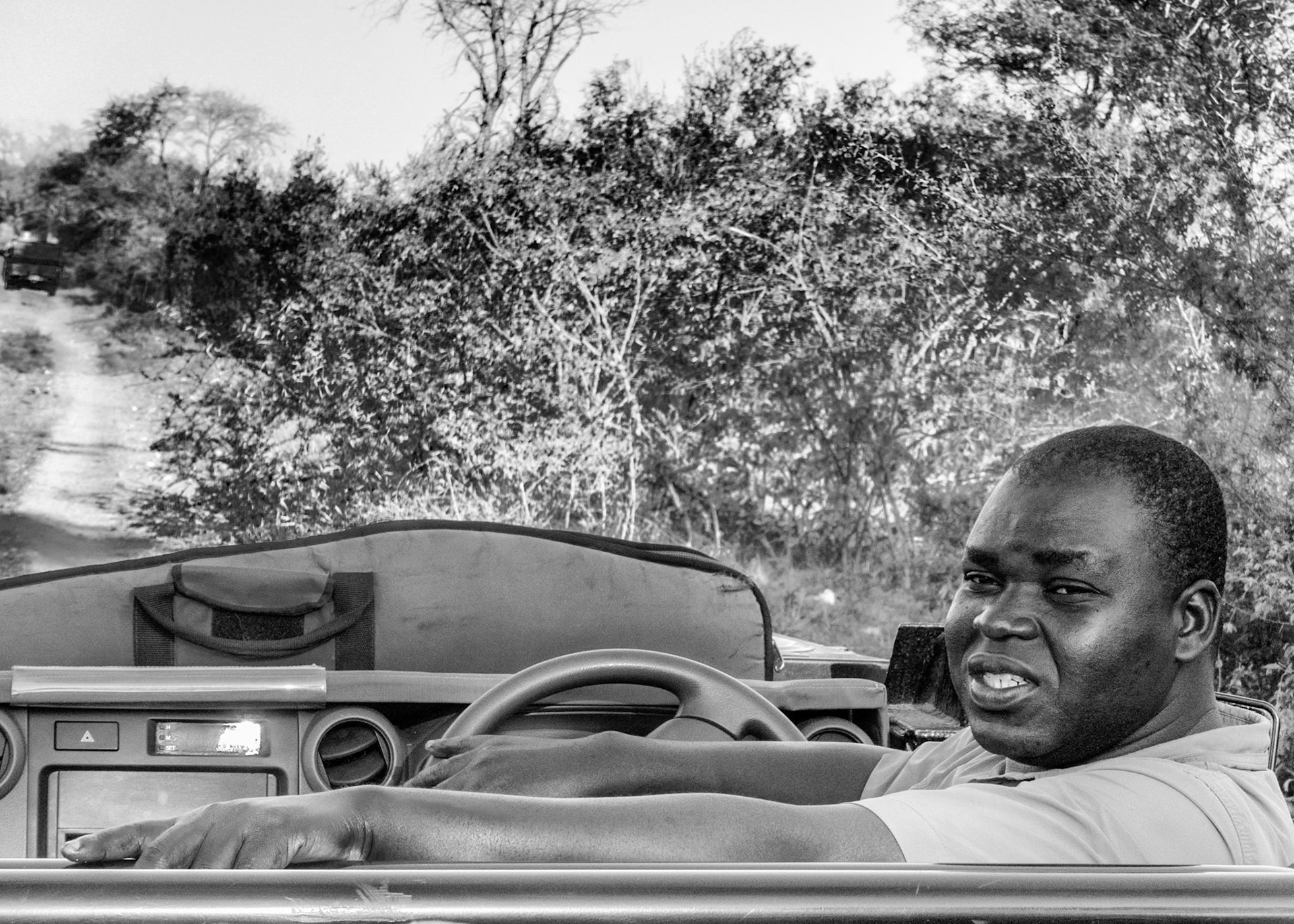 Joe, our ranger while in Thornybush, in a casual moment as we chat