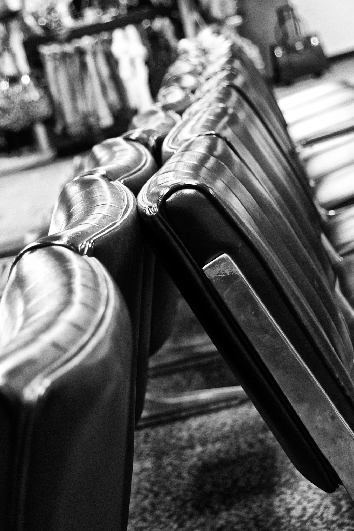 Being goofy and bored in the airport lounge. I wonder how many times we've all looked at this scene and never stopped to take the photo.