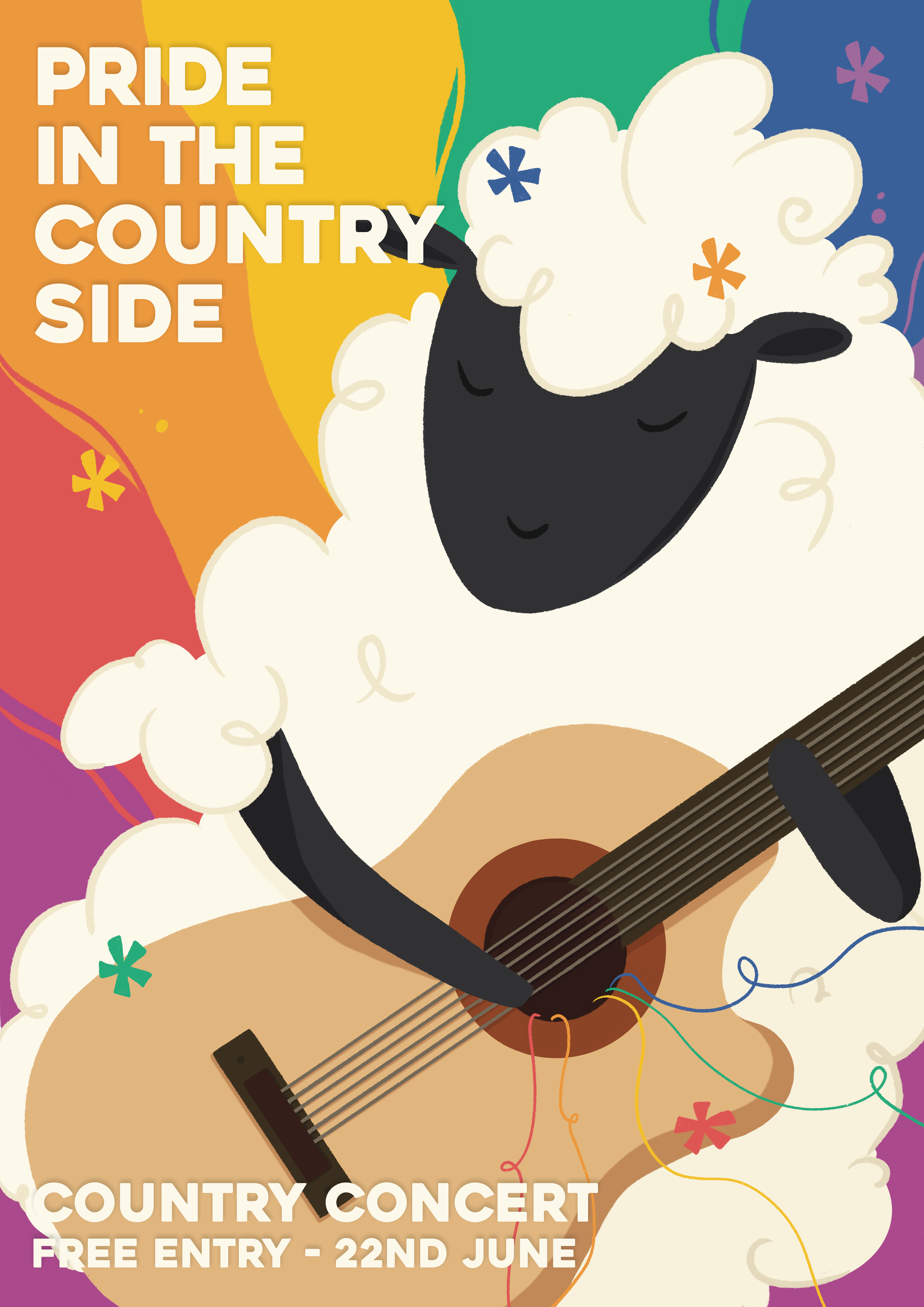 Poster for Pride event (uni project)