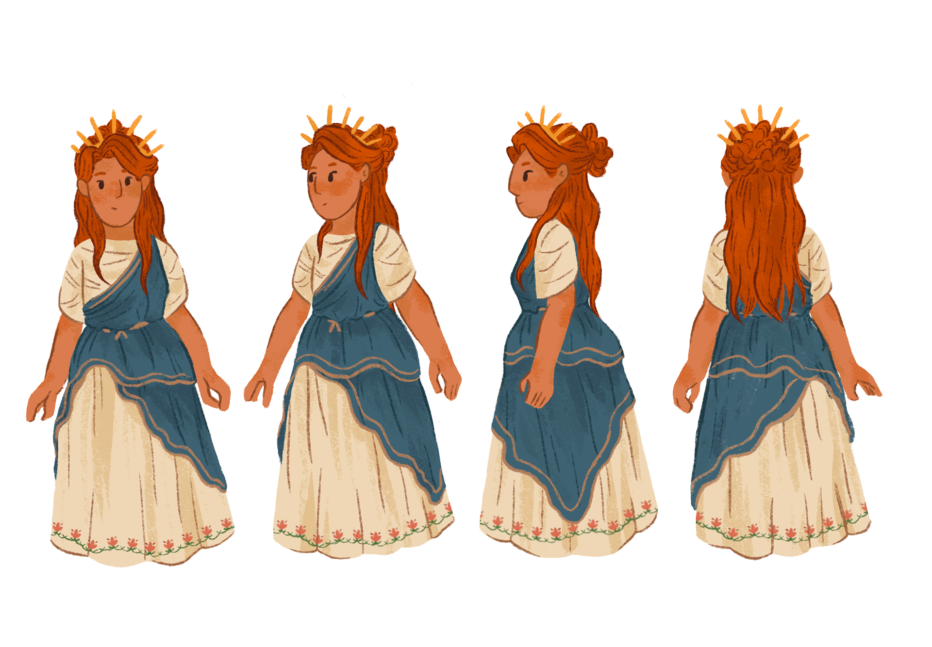 Character design for Greek inspired picture book (uni)