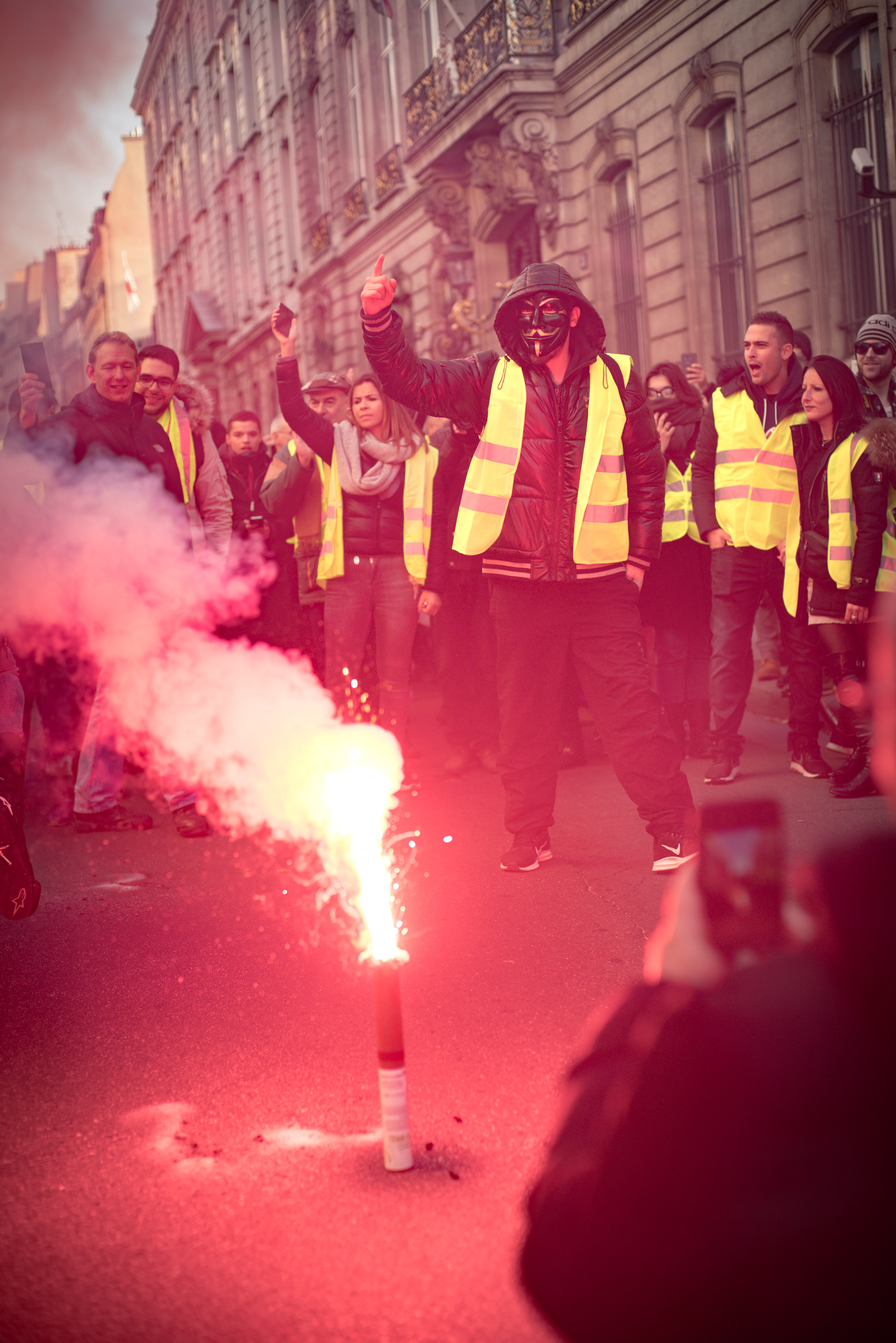 Gilets Jaunes in Paris, Act 1, 17 november 2018