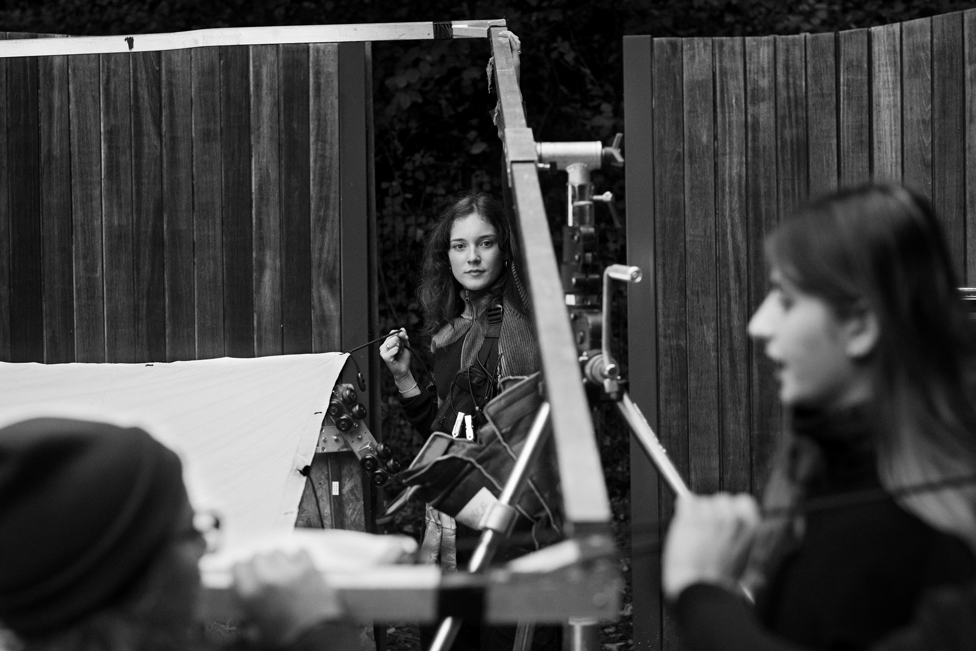 Clémentine Barbara, électricienne, sur le film « Band of Dreamers »