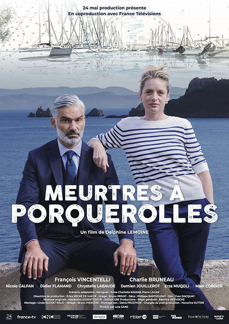 1e assistante caméra (pointeuse) / Téléfilm MEURTRES A PORQUEROLLES (france3) réalisé par Delphine Lemoine, 2022