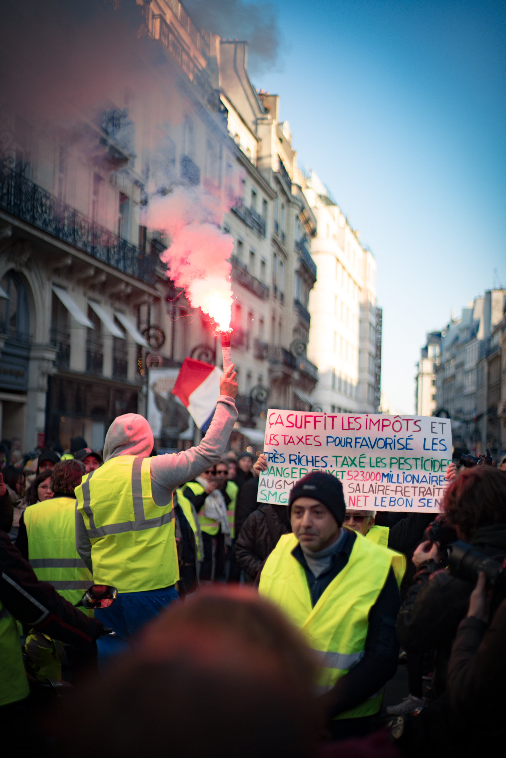 Gilets Jaunes in Paris, Act 1, 17 november 2018