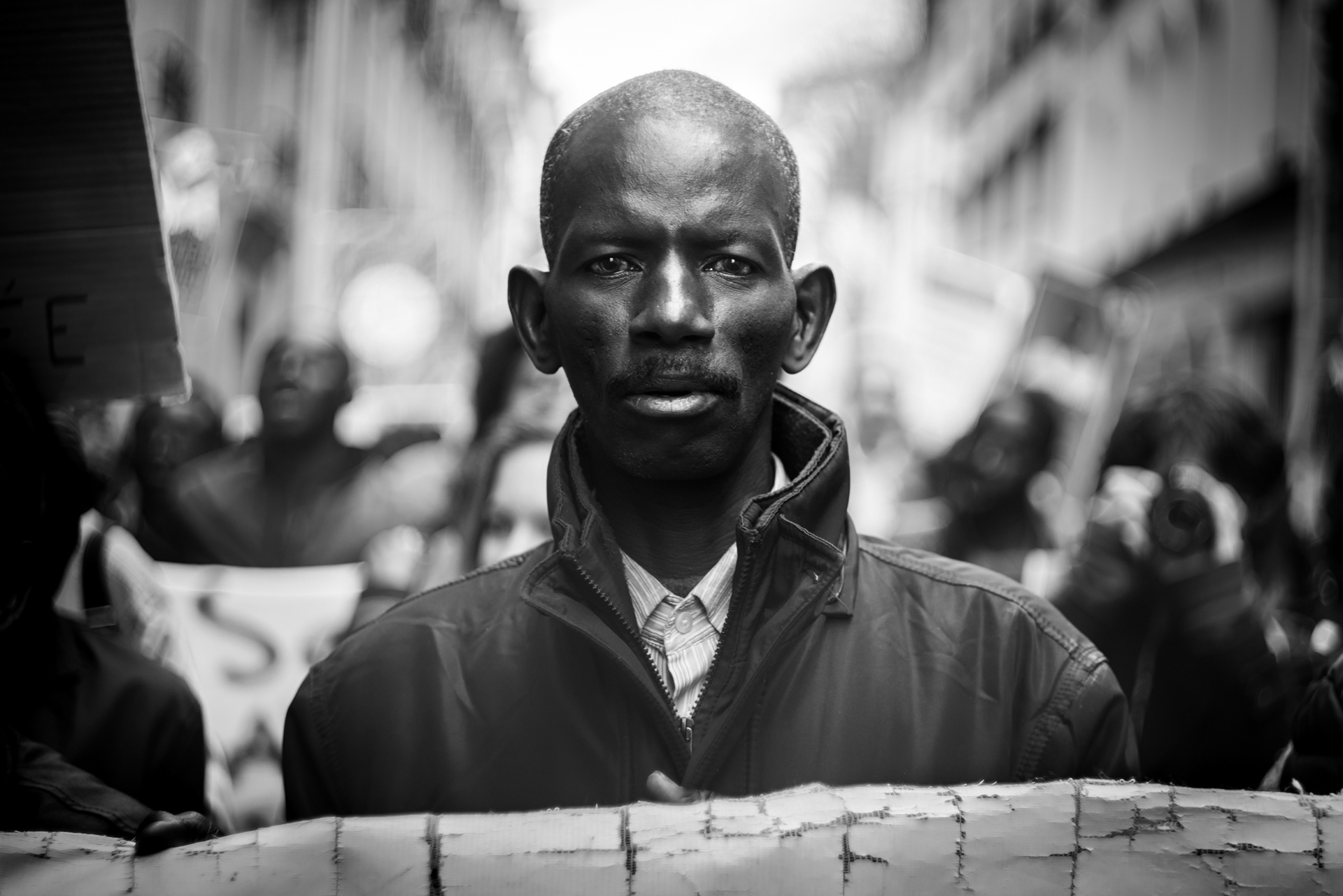 Protest against the immigration law, Paris, 15 april 2018