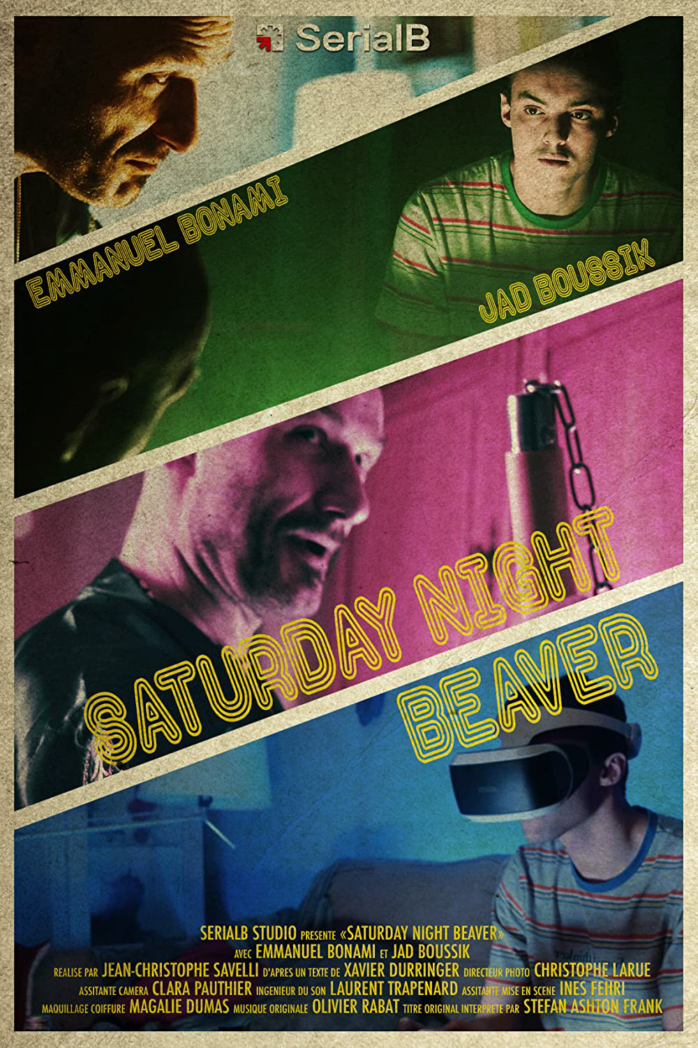 1e assistante caméra (pointeuse) / Court métrage SATURDAY NIGHT BEAVER, réalisé par JC Savelli, 2021.