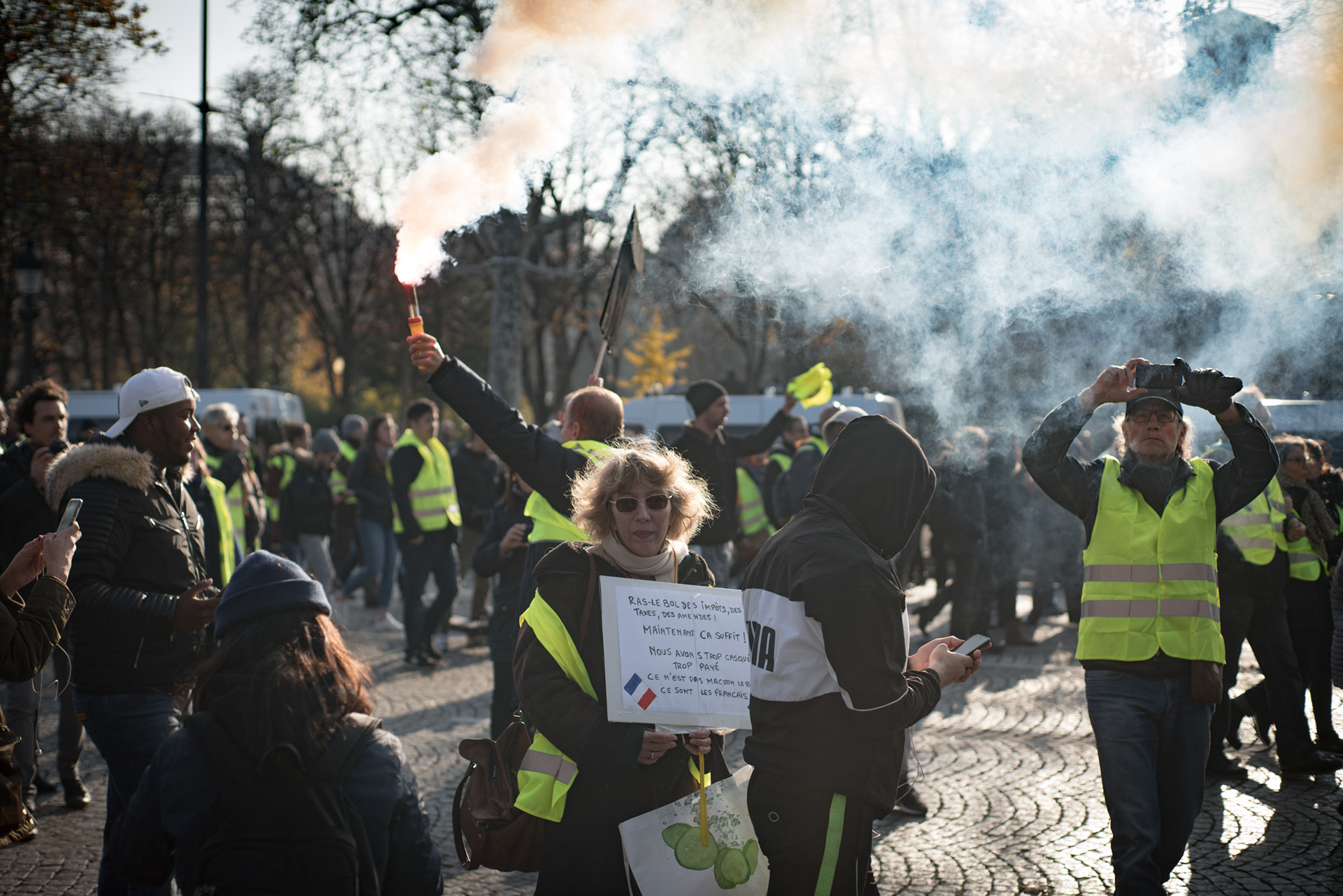 Gilets Jaunes in Paris, Act 1, 17 november 2018