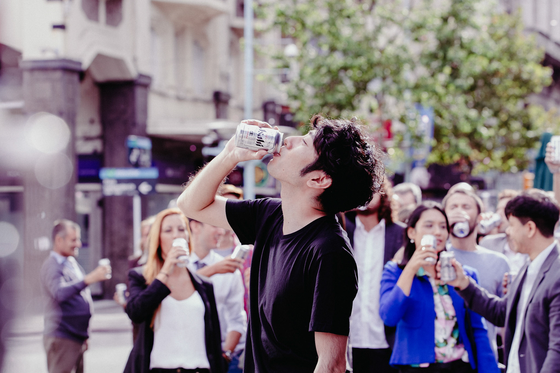 Asahi Beer Advertising Photo Collaboration