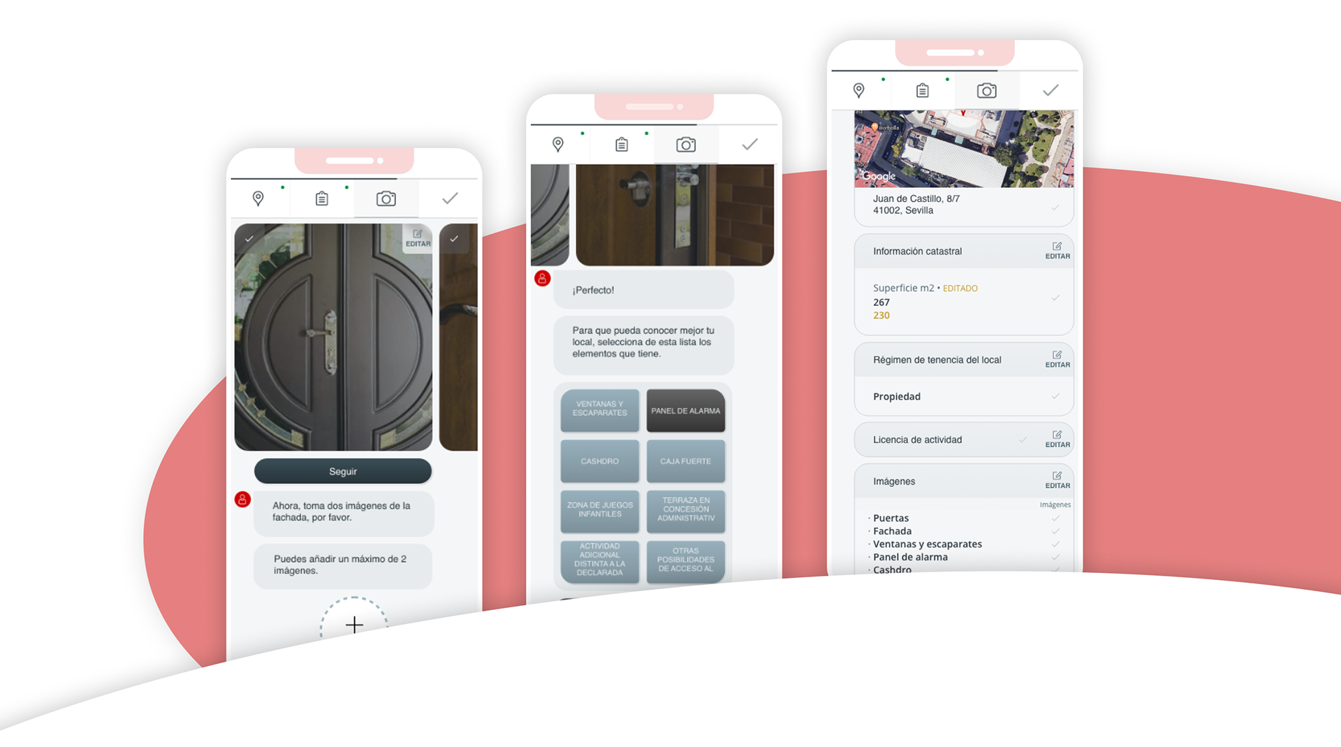 Example of the conversational design