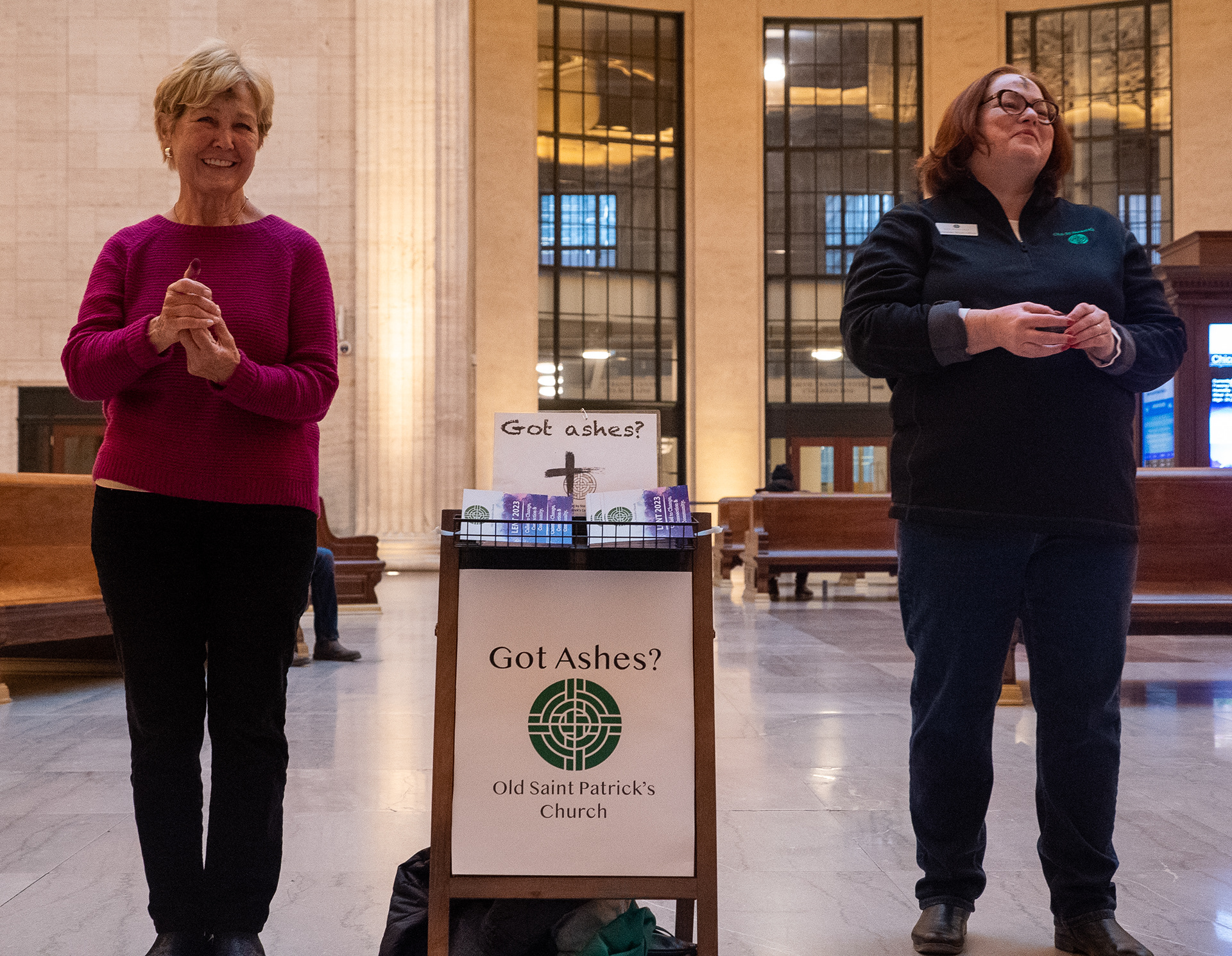 Ash Wednesday 2023 at Union Station