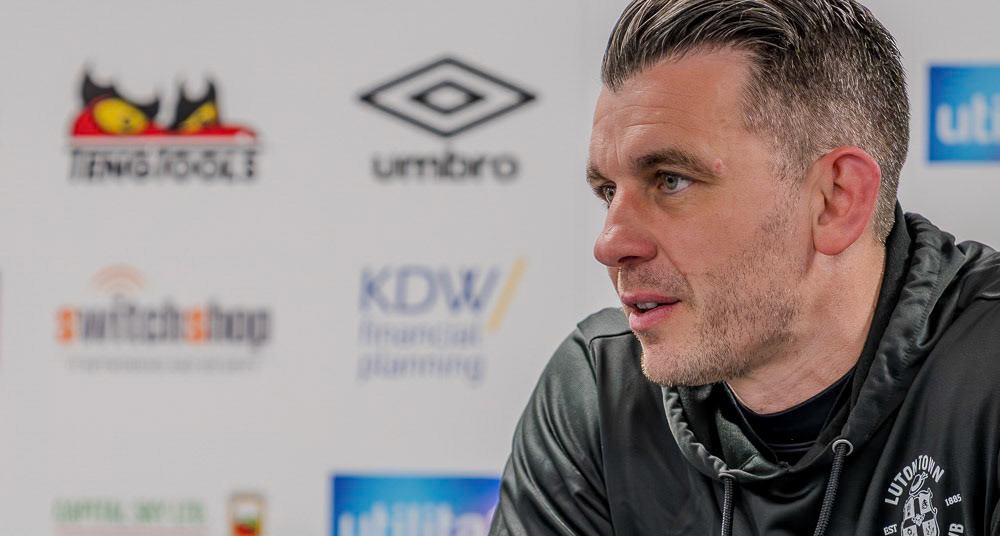 Luton Town FC Manager - Matt Bloomfield