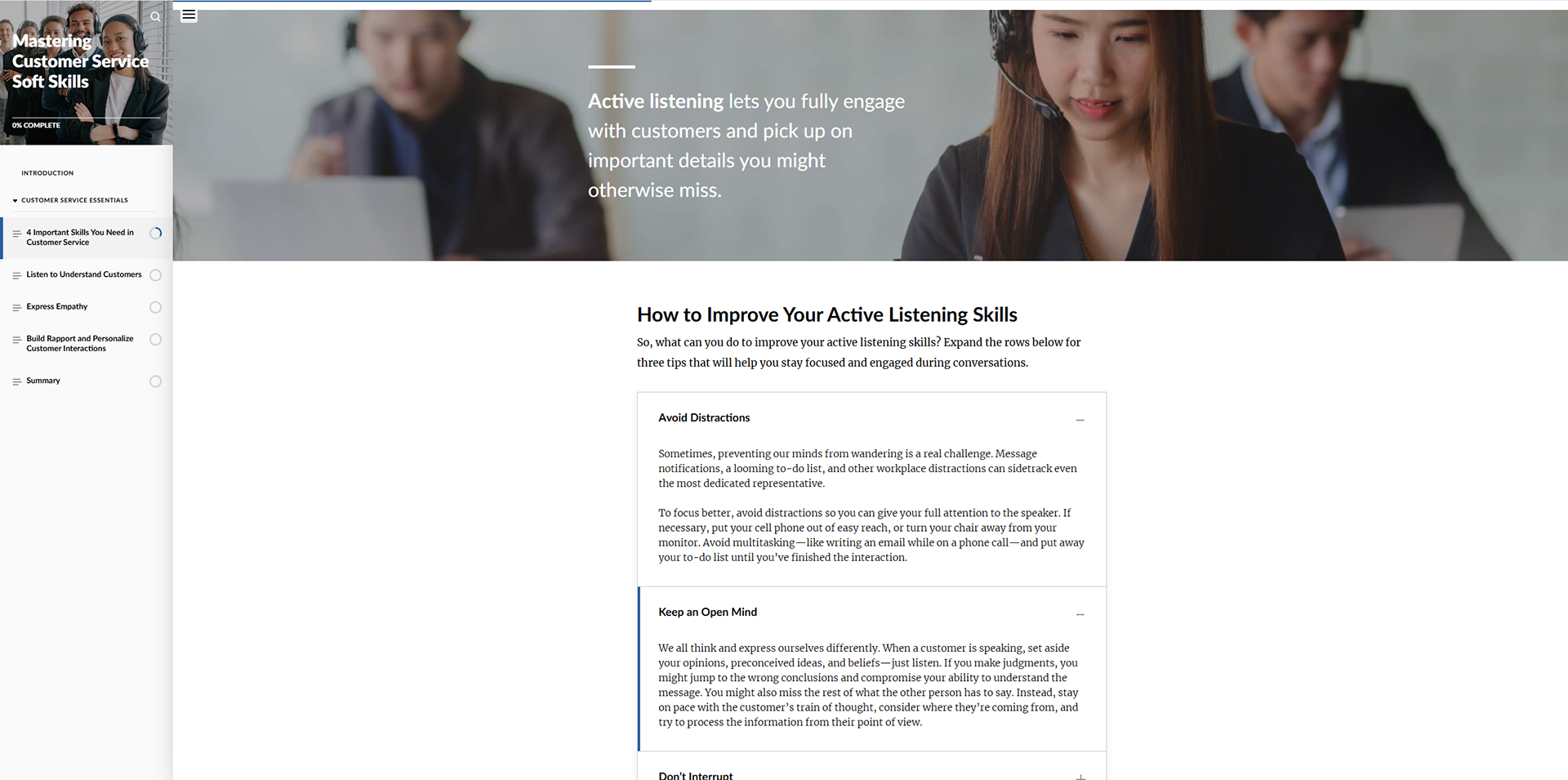 Active Listening